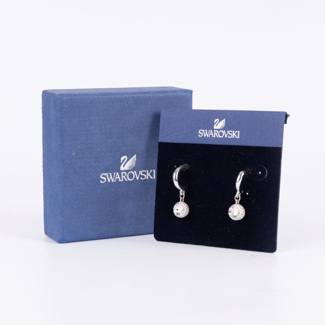 Swarovski Flirt Pierced Drop Earrings