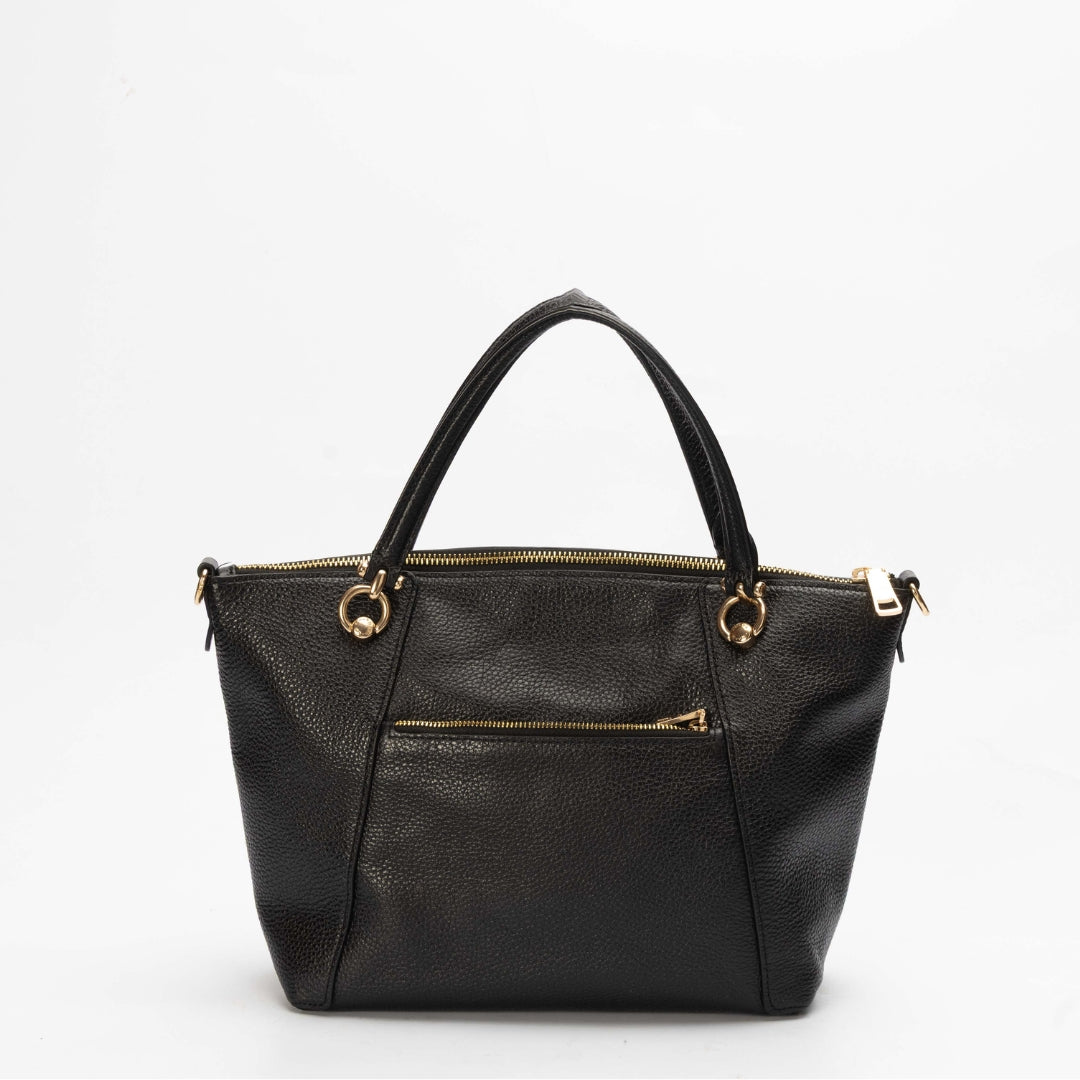 Coach Black Kacey Convertible Satchel