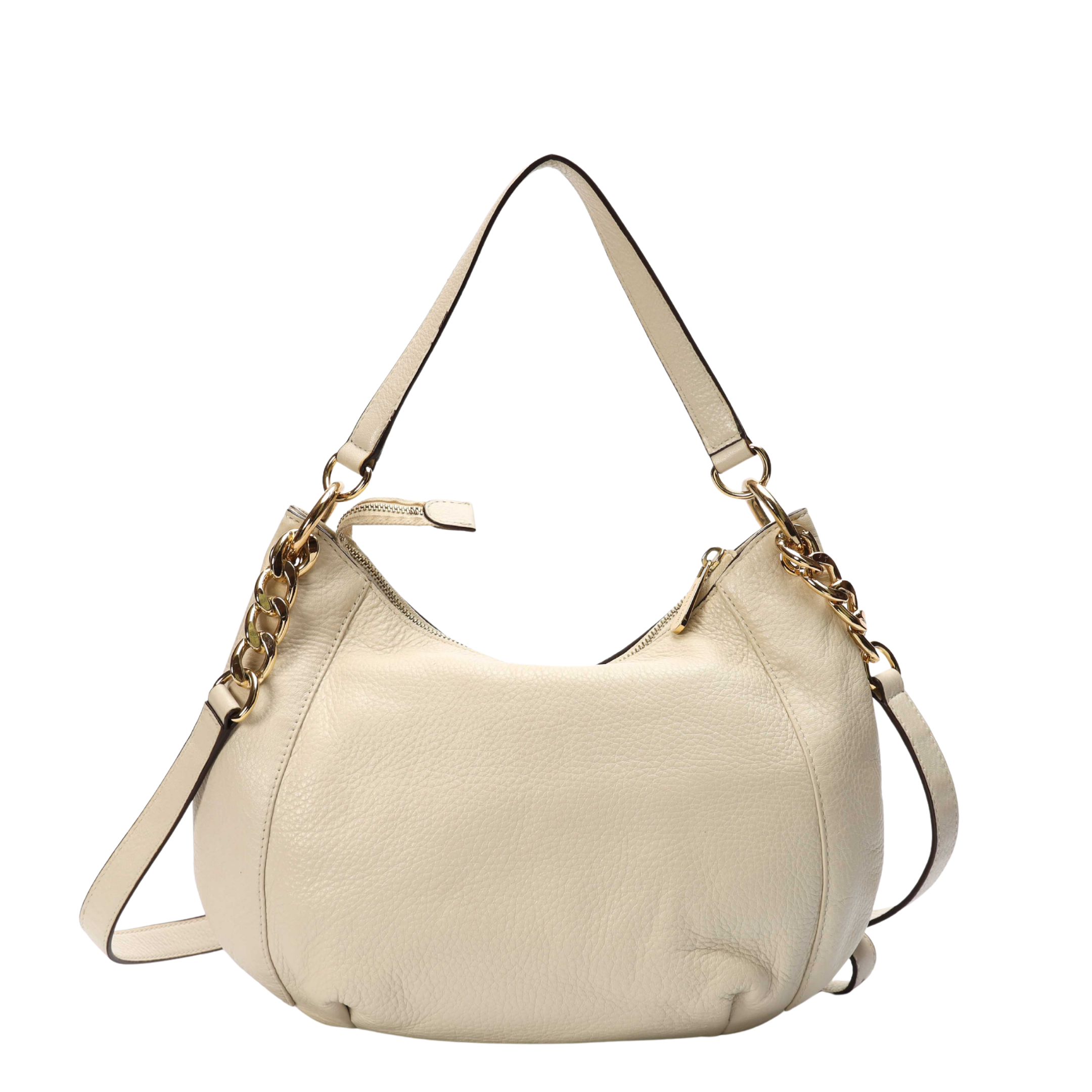 Michael Kors Convertible White Chain Hobo