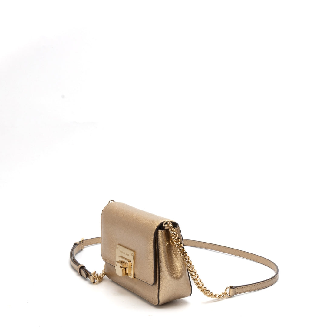 Michael Kors Tina Gold Crossbody Bag