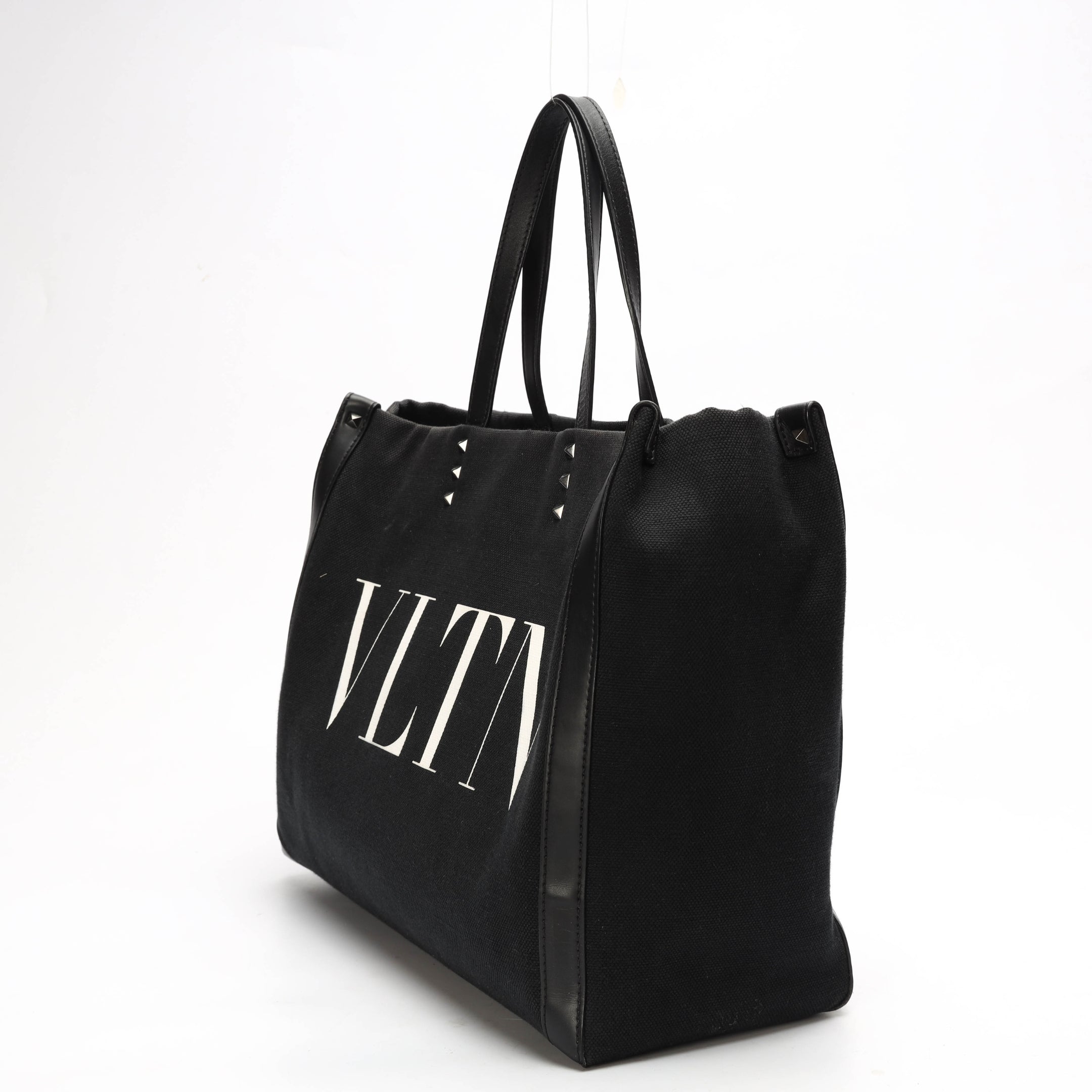 Valentino Garavani Black VLTN Ecolab Tote