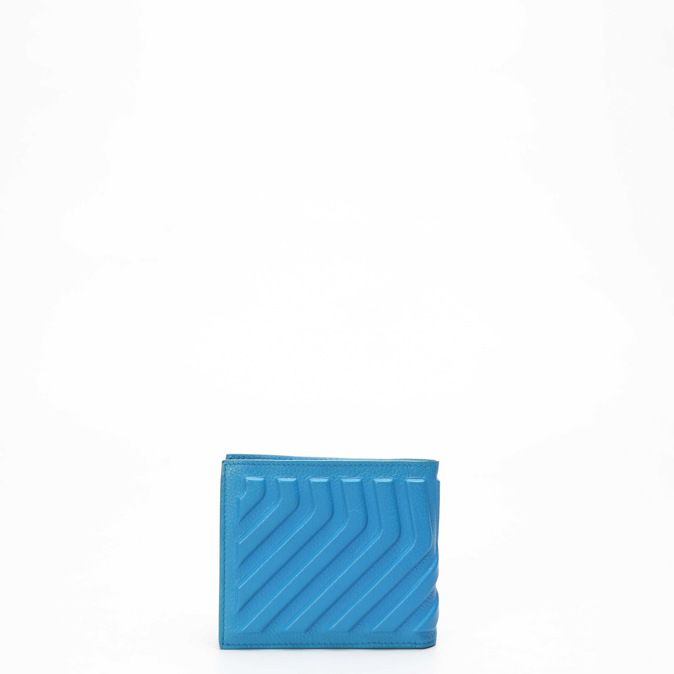 Balenciaga Car Square Folded  Blue Wallet