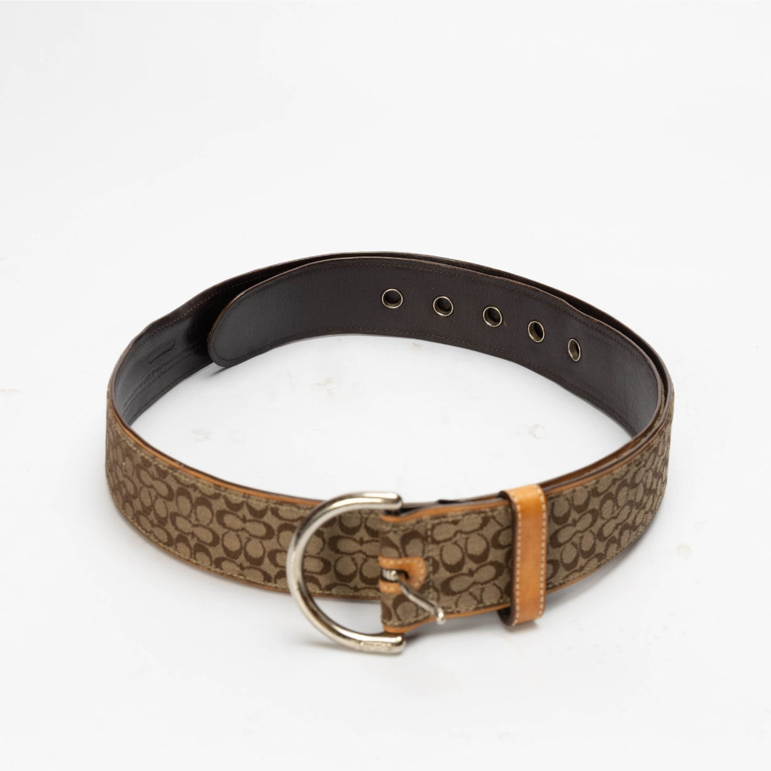 Coach Mini CC Leather Belt