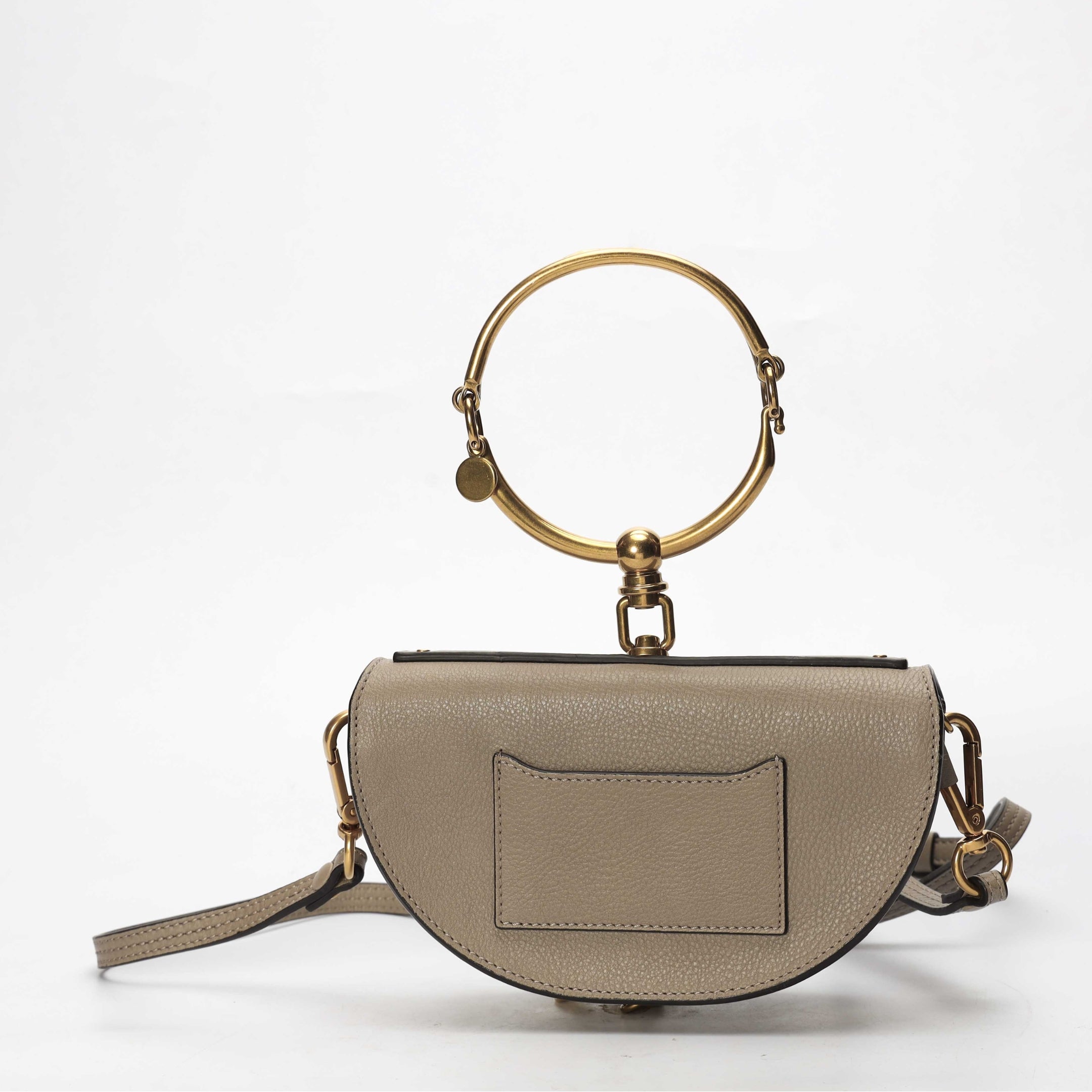 Chloe Taupe Nile Bracelet Crossbody Bag