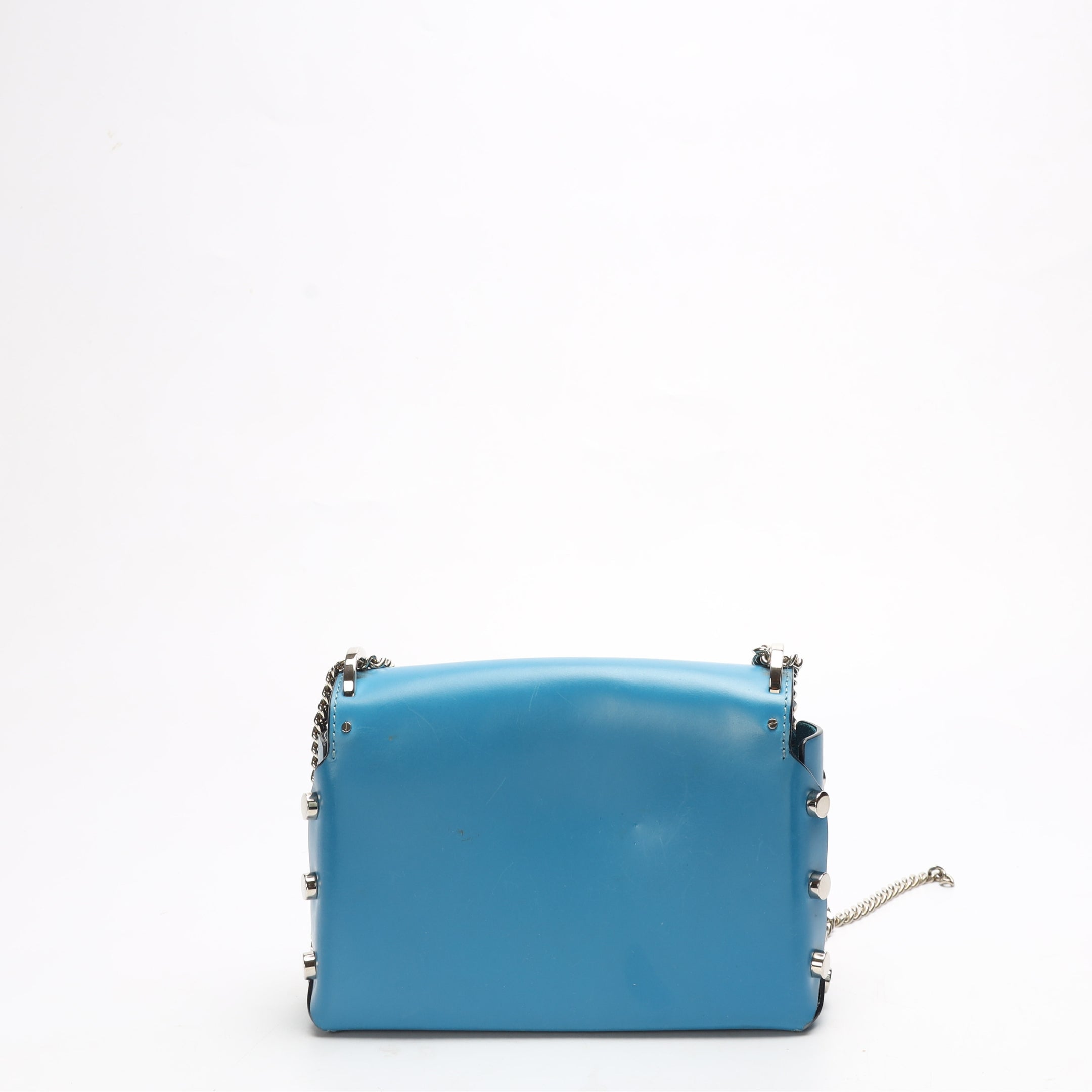 Jimmy Choo Blue Lockett Crossbody Bag