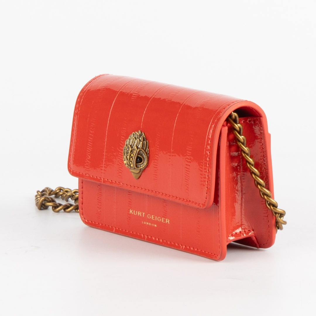 Kurt Geiger Red Shoreditch Mini Crossbody Bag