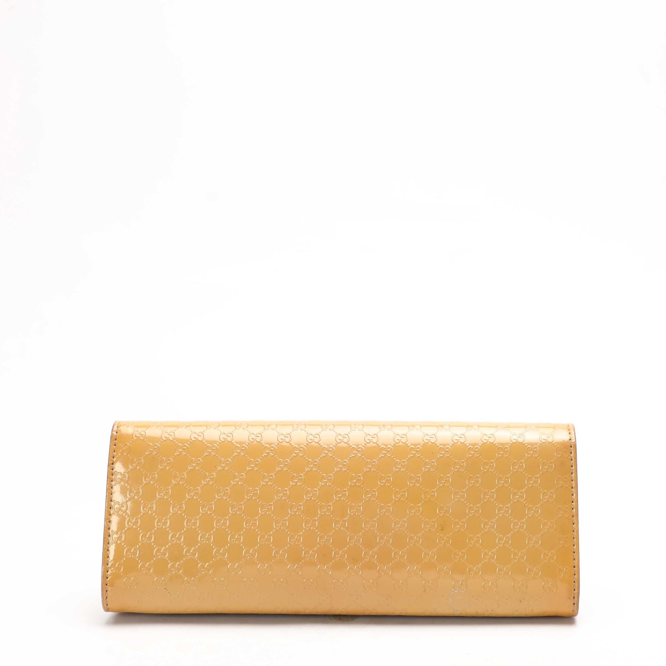 Gucci Yellow Microguccissima Broadway Clutch