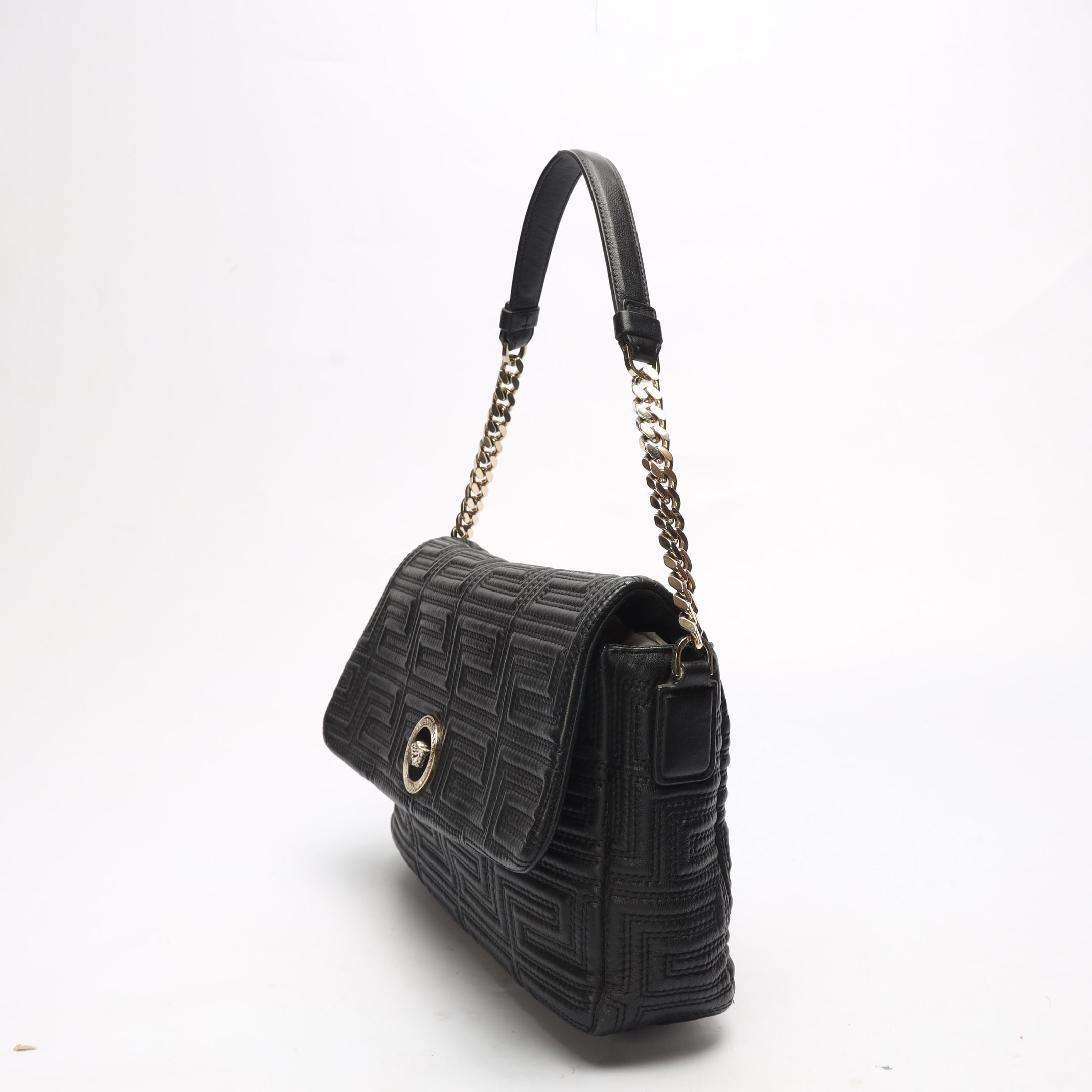 Versace Black Medusa Shoulder Bag