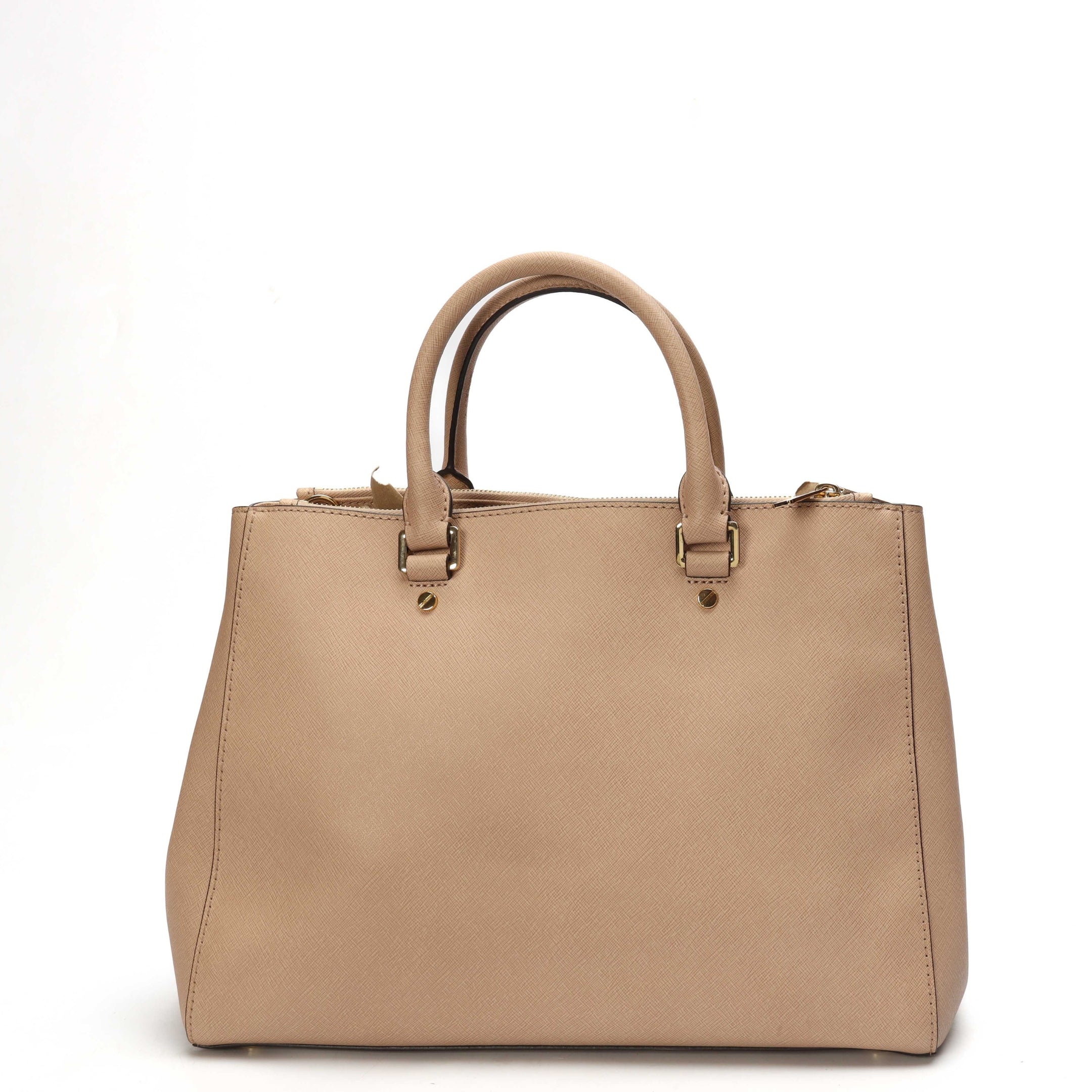 Michael Kors Beige Sutton Convertible Satchel