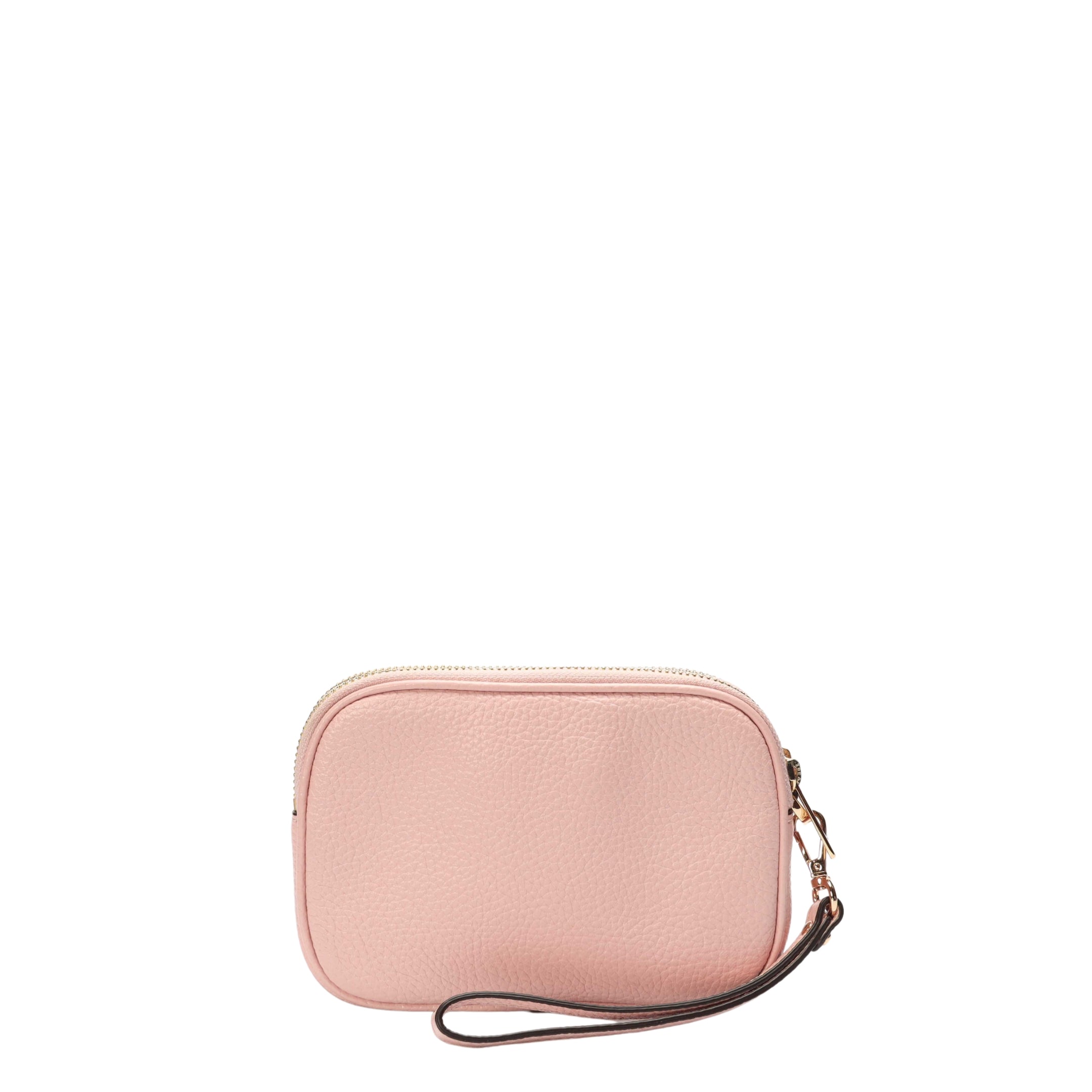 Michael Kors Double Zip Pink Wristlet