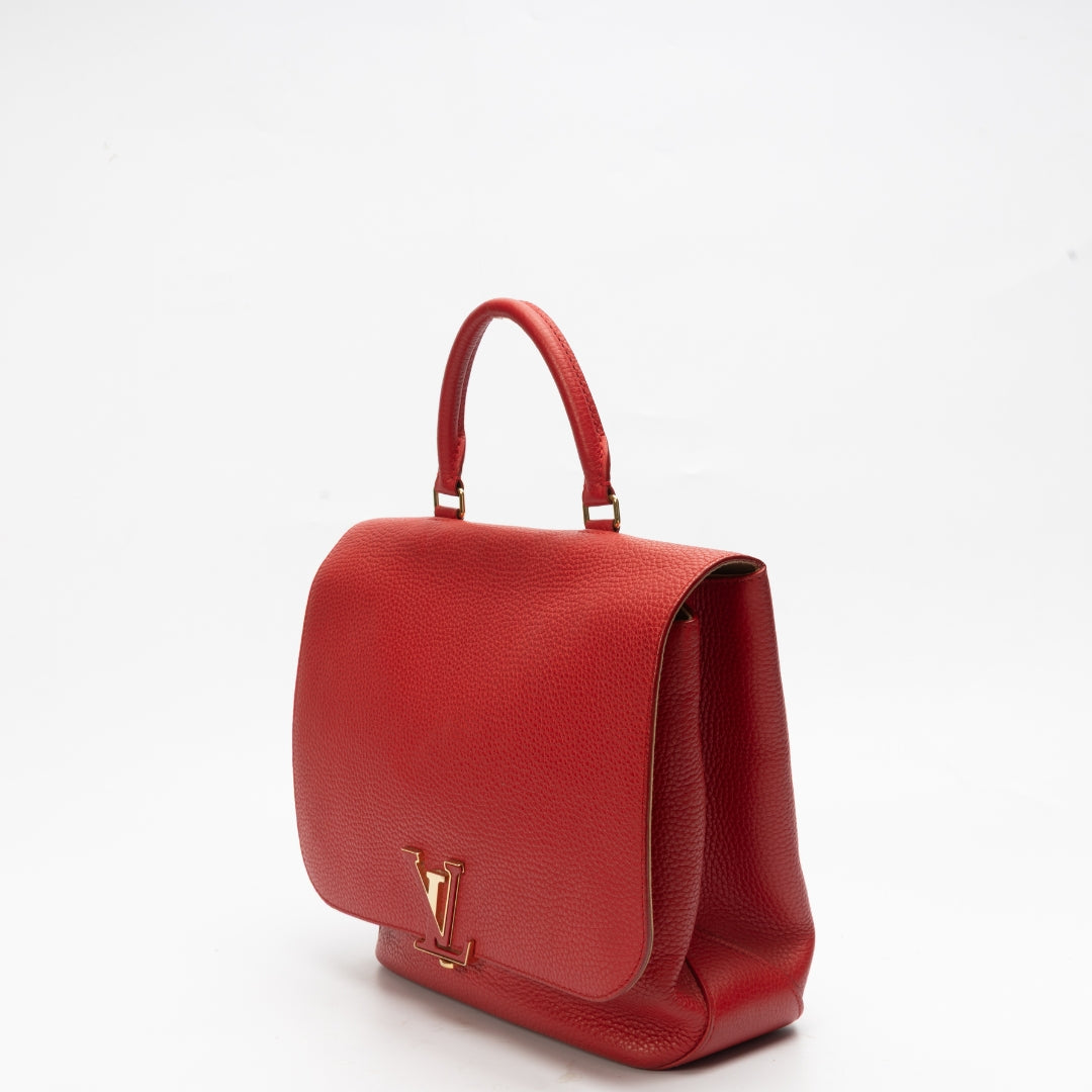Louis Vuitton Red Taurillon Leather Volta Bag