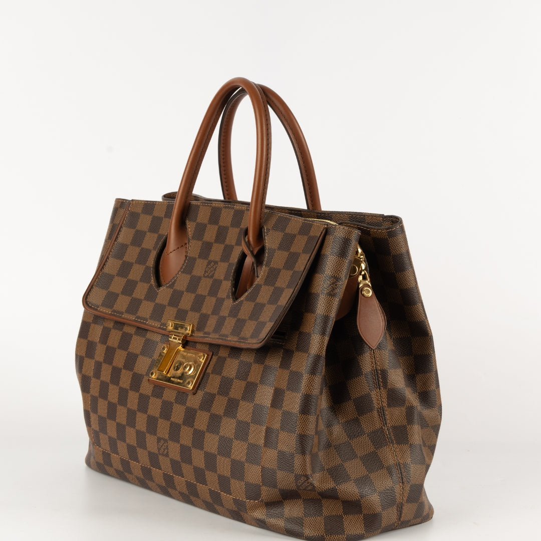 Louis Vuitton Damier Ebene Canvas Ascot Bag