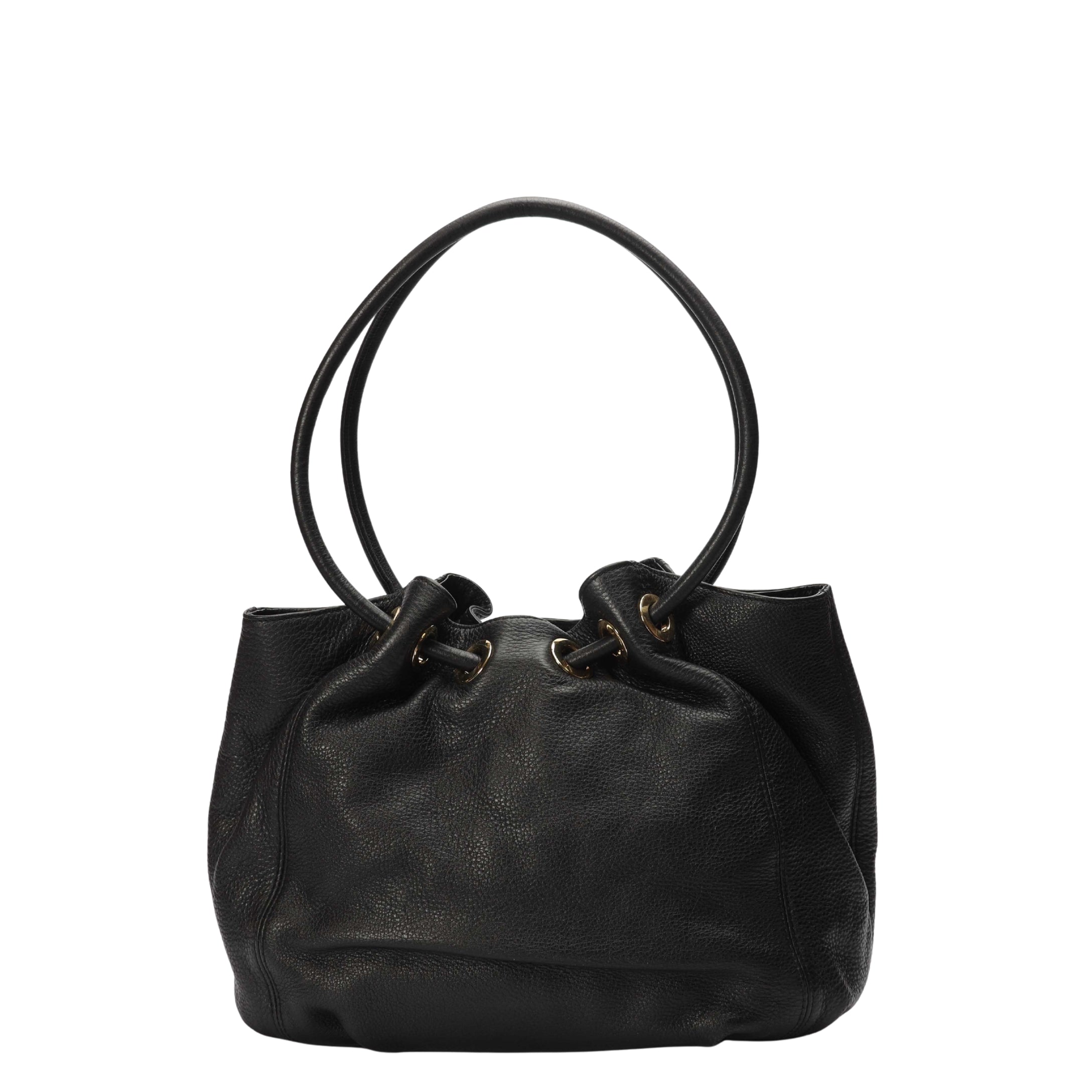 Michael Kors Drawstring Tassel Shoulder Bag