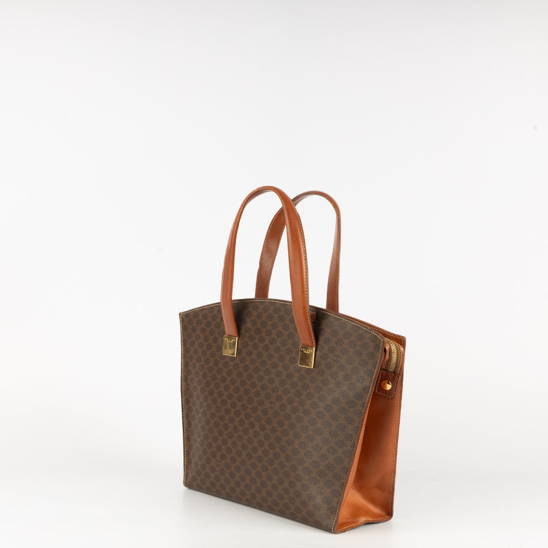 Celine Macadam Brown Satchel