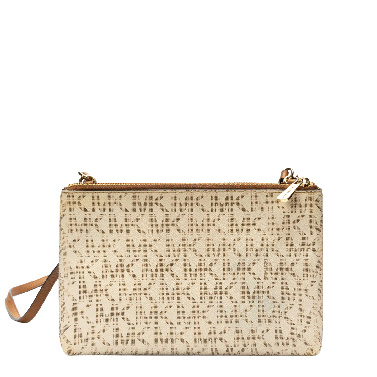 Michael Kors Jet Set Double Gusset Logo Crossbody Bag