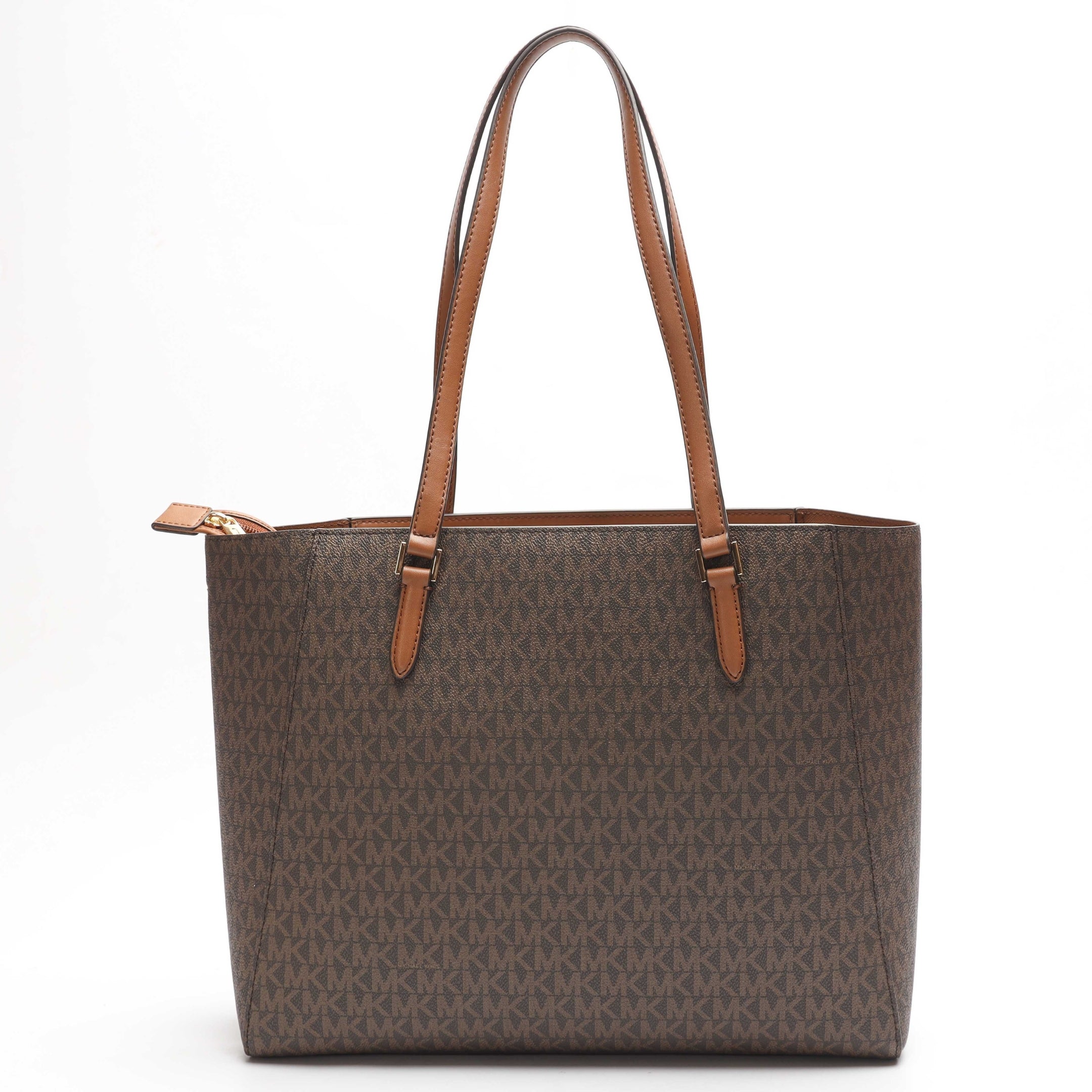 Michael Kors Charlotte Brown Large 3-in-1 Logo Tote