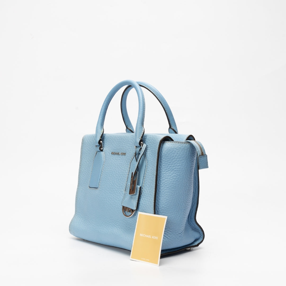 Michael Kors Blue Selby Satchel