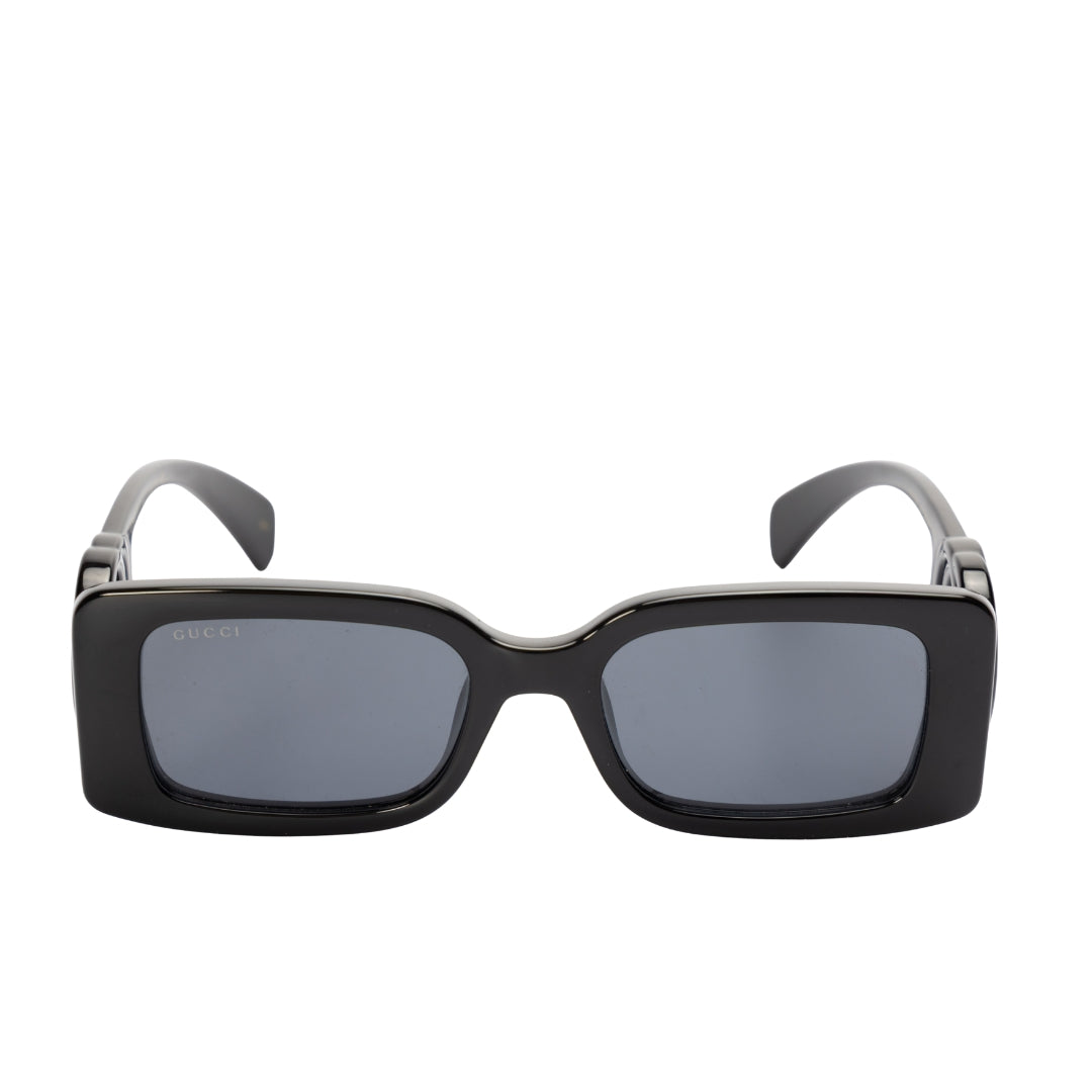Gucci GG Black Rectangular Frame Sunglasses