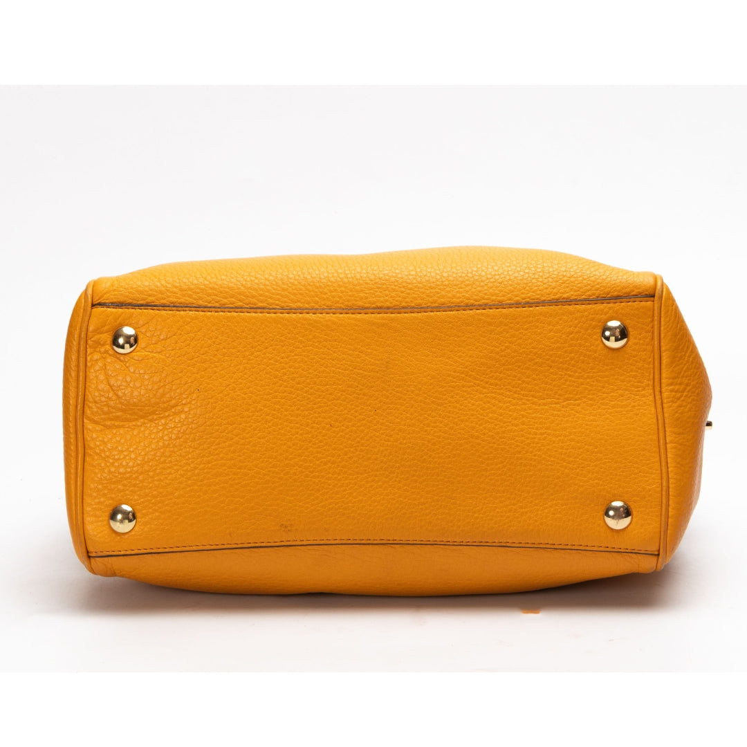 Coach Mustard Yellow Bennett Satchel