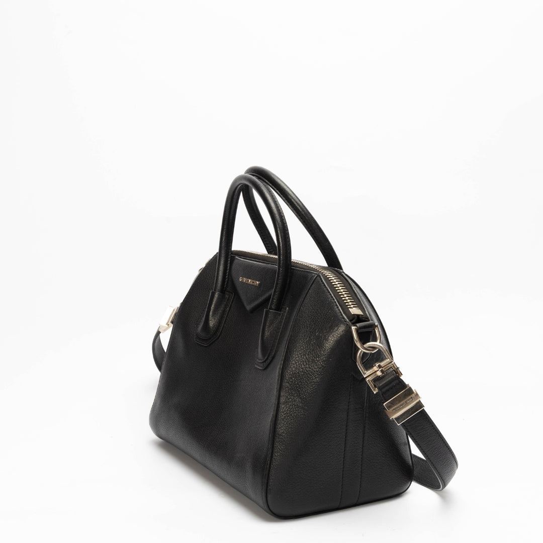 Givenchy Black Leather Antigona Satchel