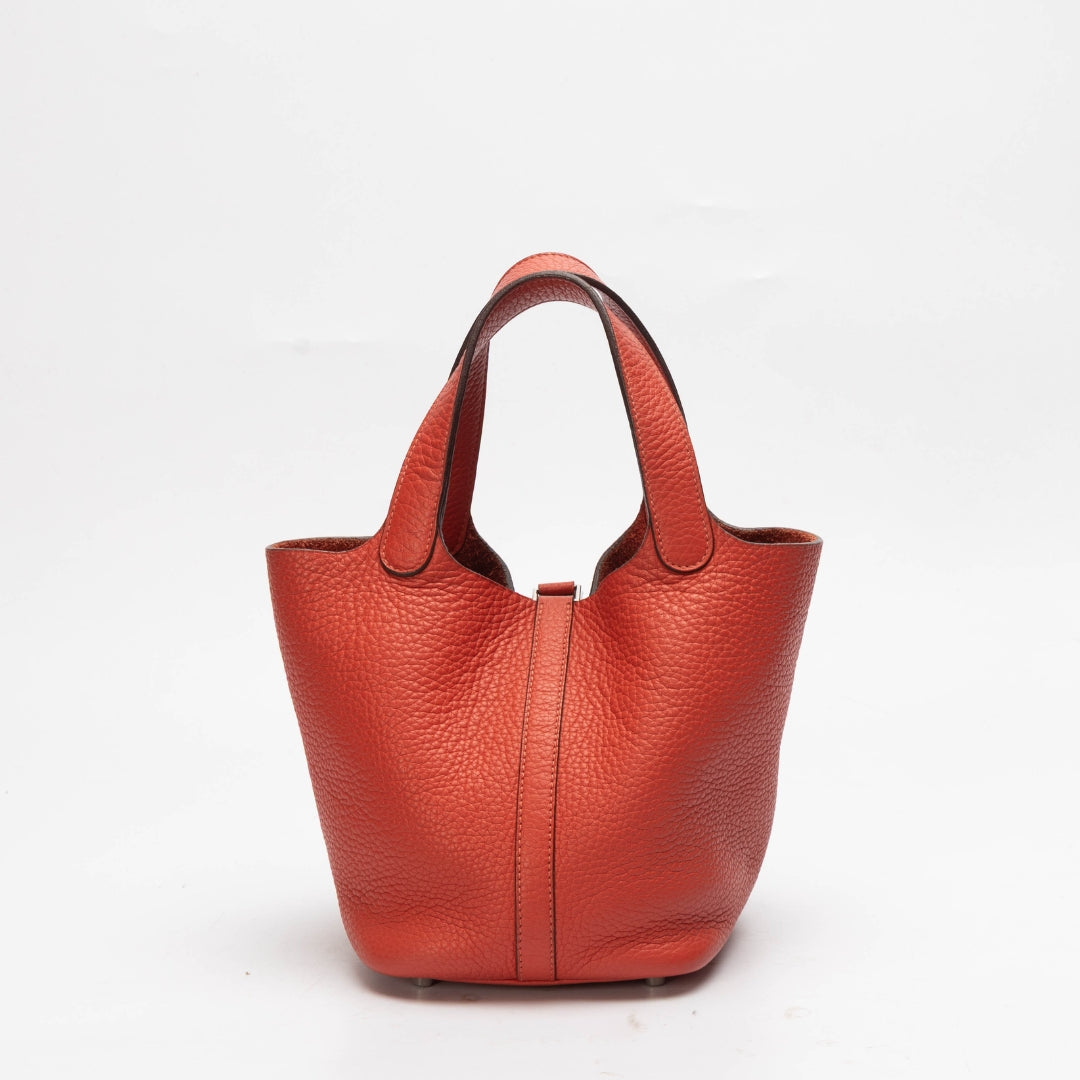 Hermes Picotin Lock 18 Handbag Red