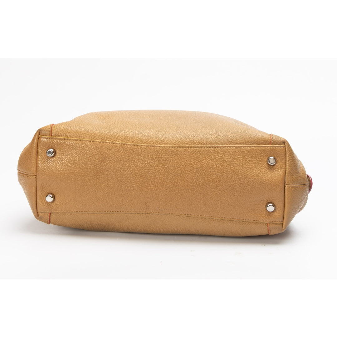 Coach Tan Edie Shoulder 28 Bag