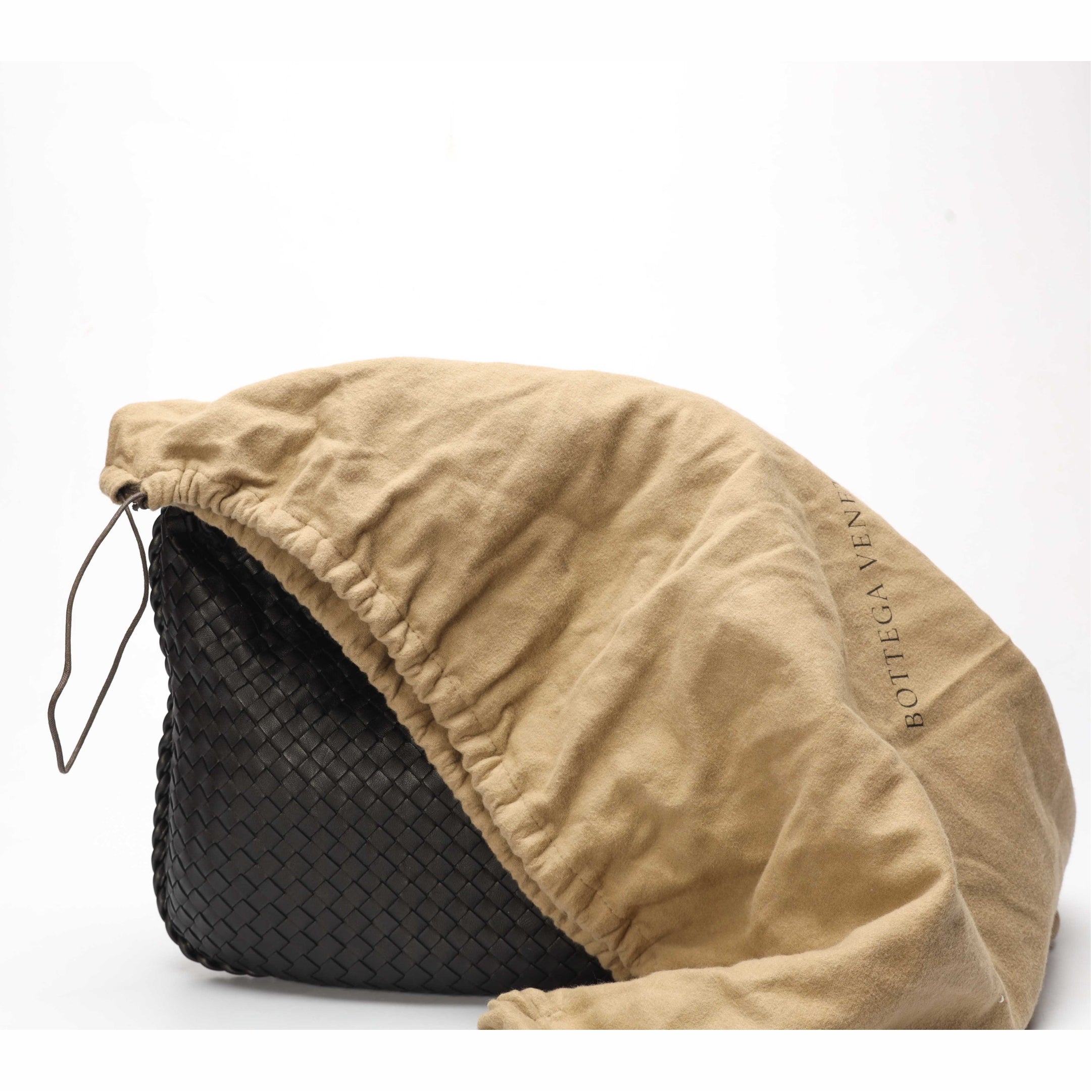 Bottega Veneta Black Hop Shoulder Bag