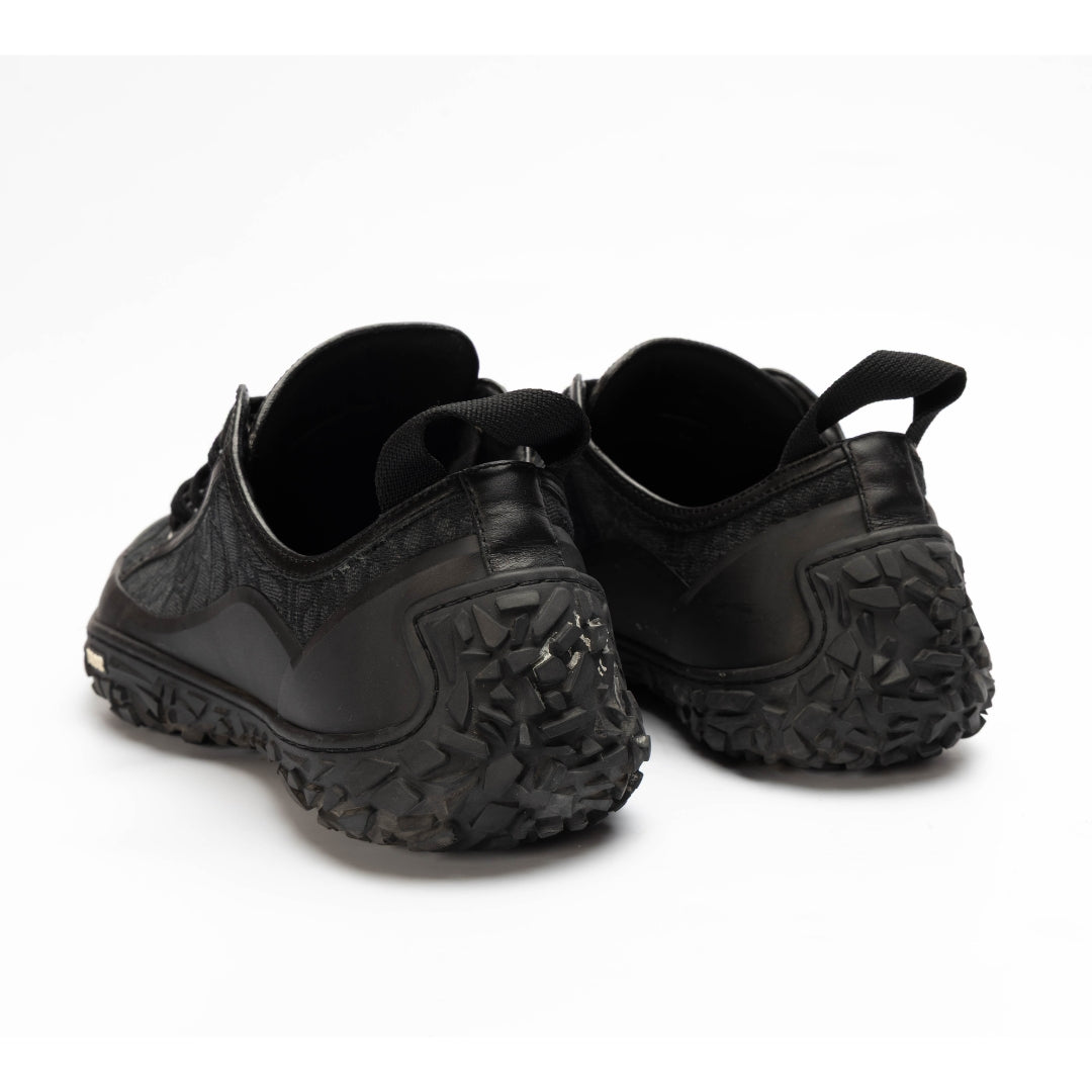 Dior Black Homme B28 Oblique Lace Up Sneakers