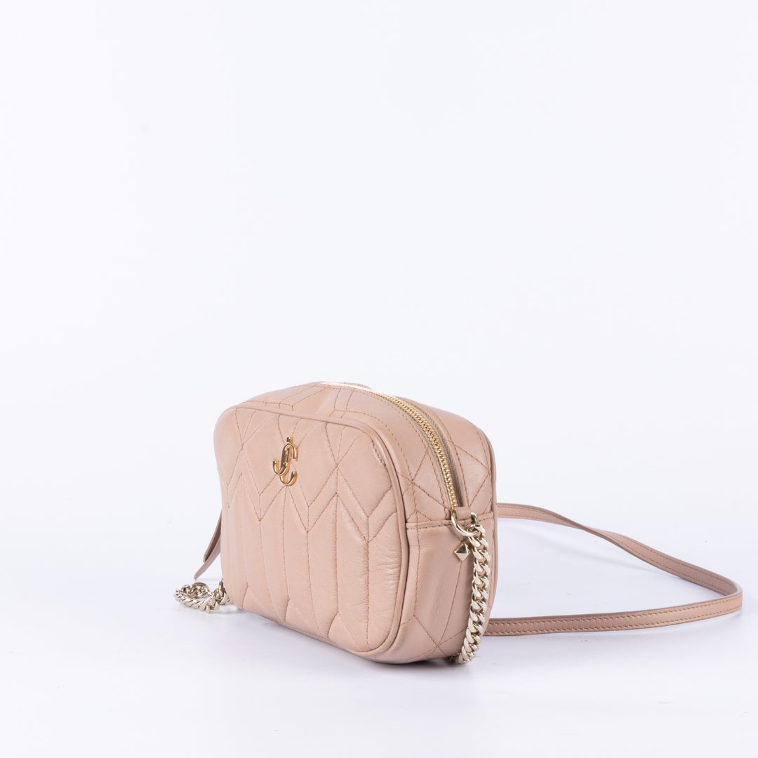 Jimmy Choo Quilted JC Camera Crossbody Bag