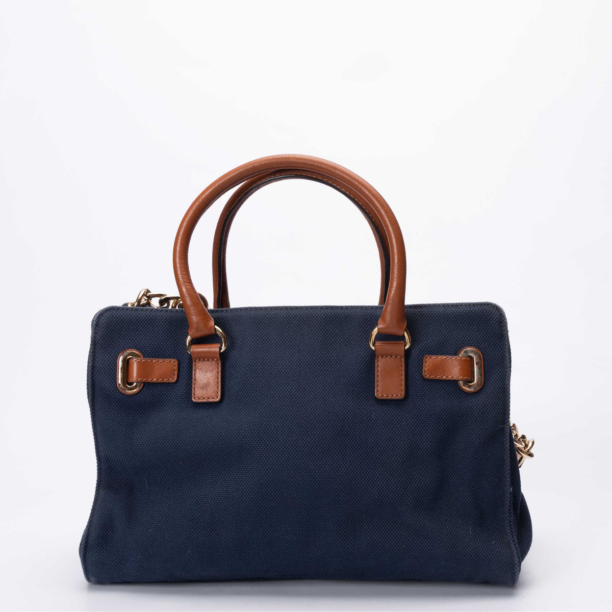 Michael Kors Hamilton Navy Satchel