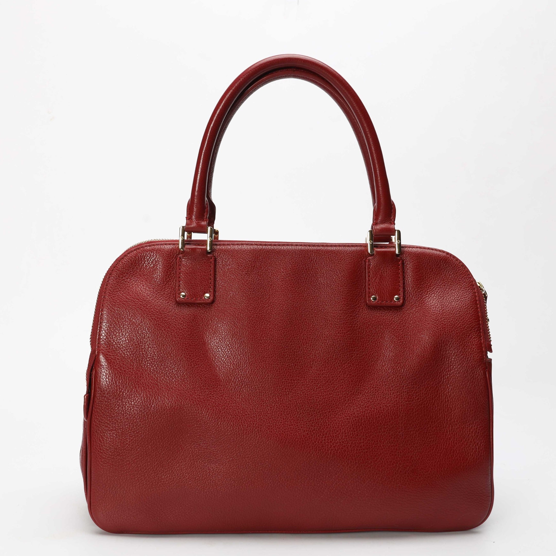 Tory Burch Thea Maroon Large Satchel