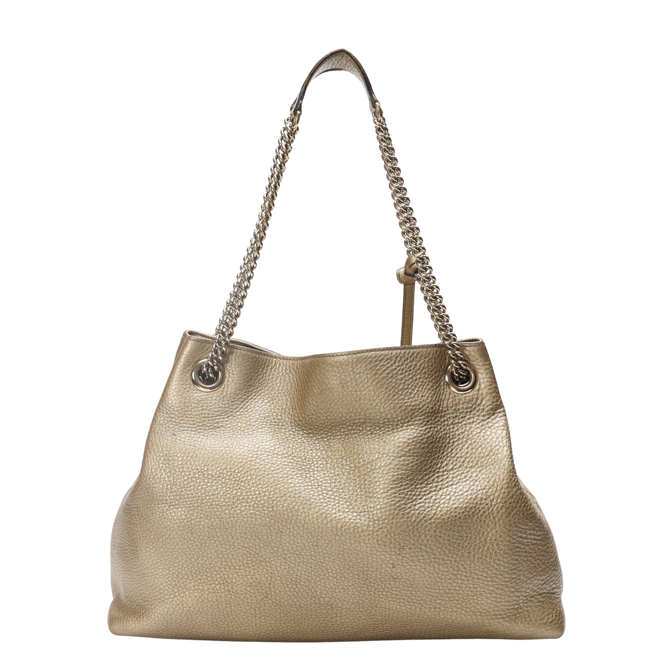 Gucci Metallic Soho Chain Tote