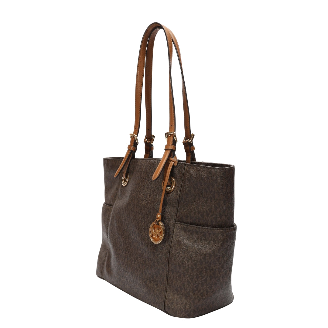 Michael Kors Brown Marilyn Logo Tote