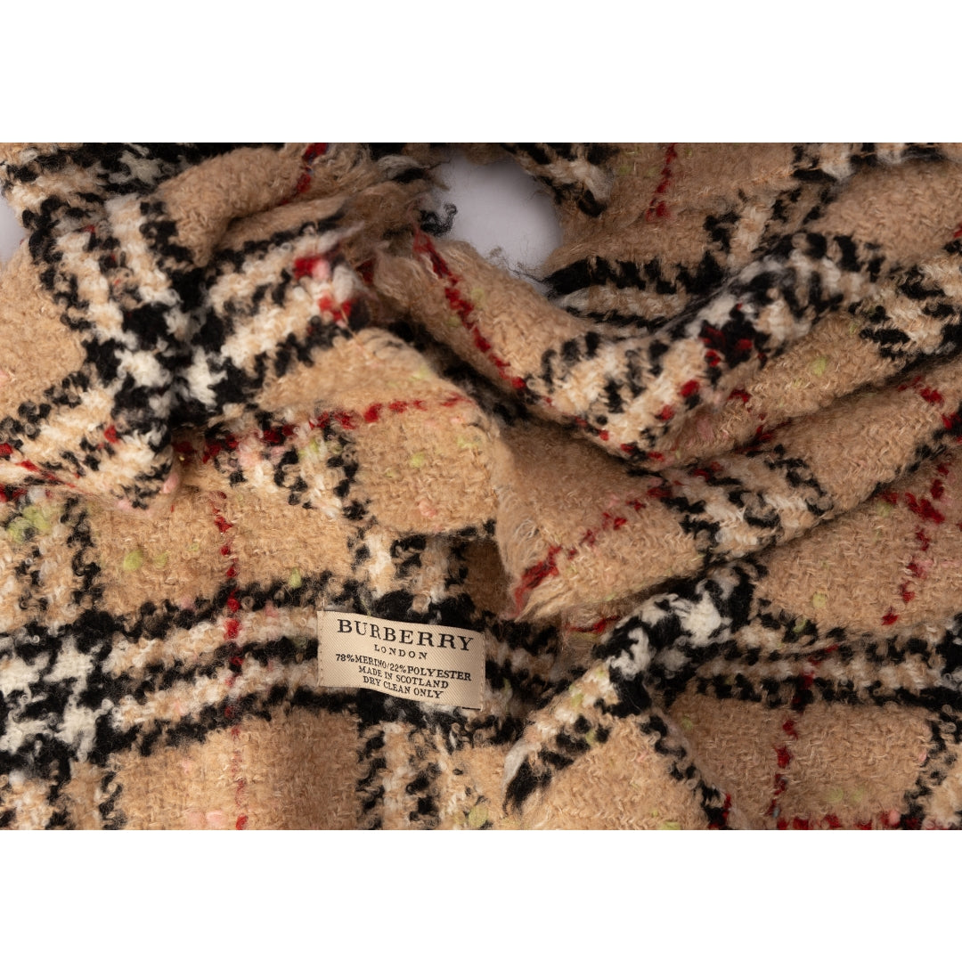 Burberry Vintage Check Wool Scarf