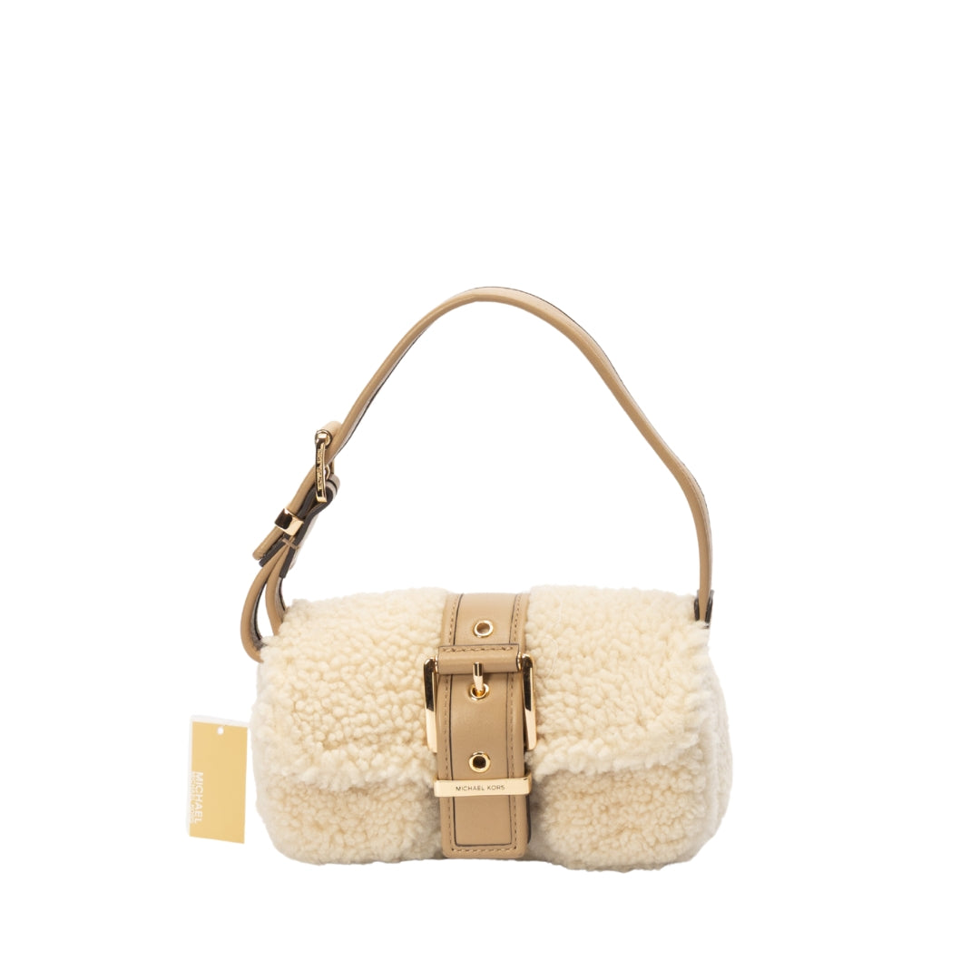 Michael Kors Colby Extra-Small Shearling Shoulder Bag