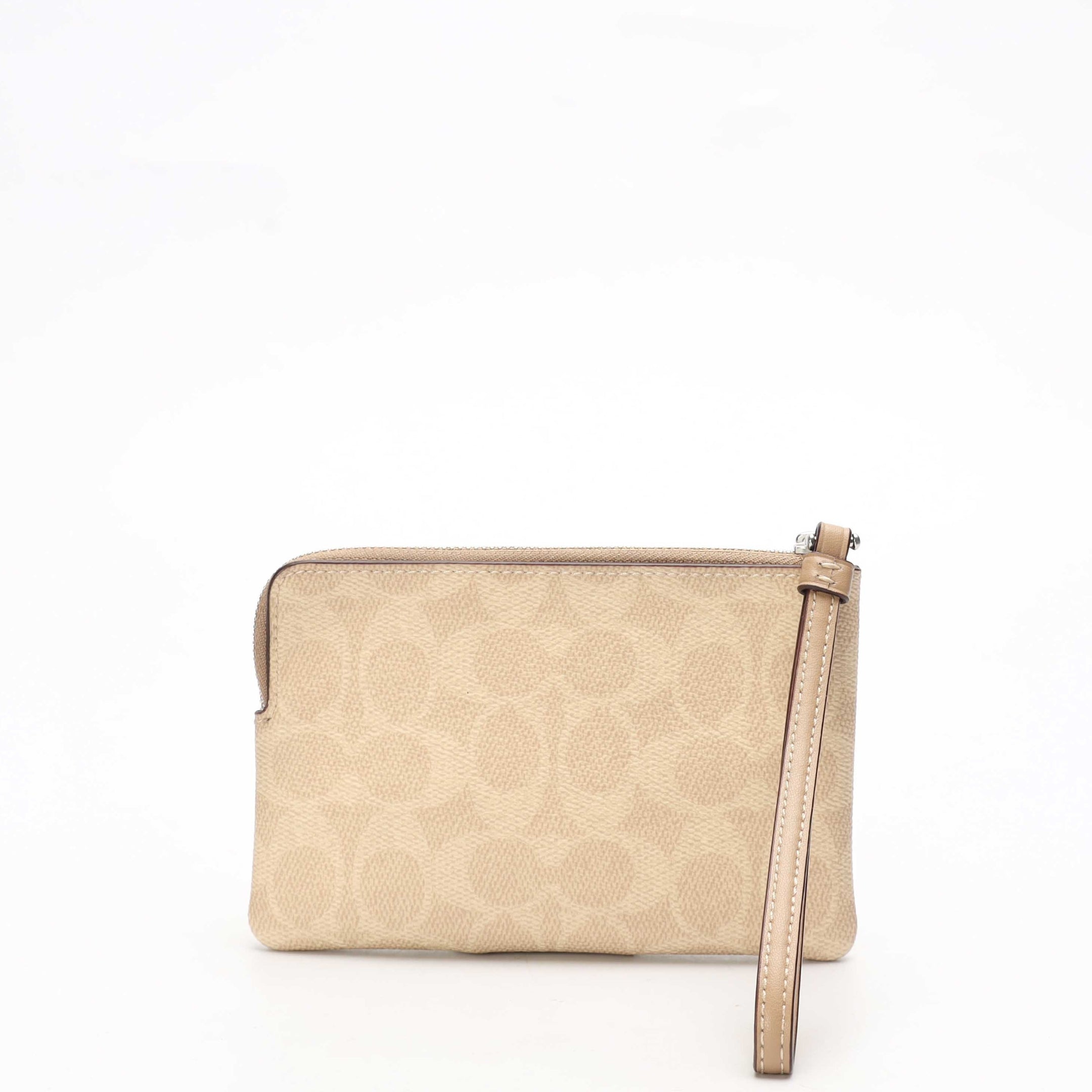 Coach Beige Signature Canvas Wallet