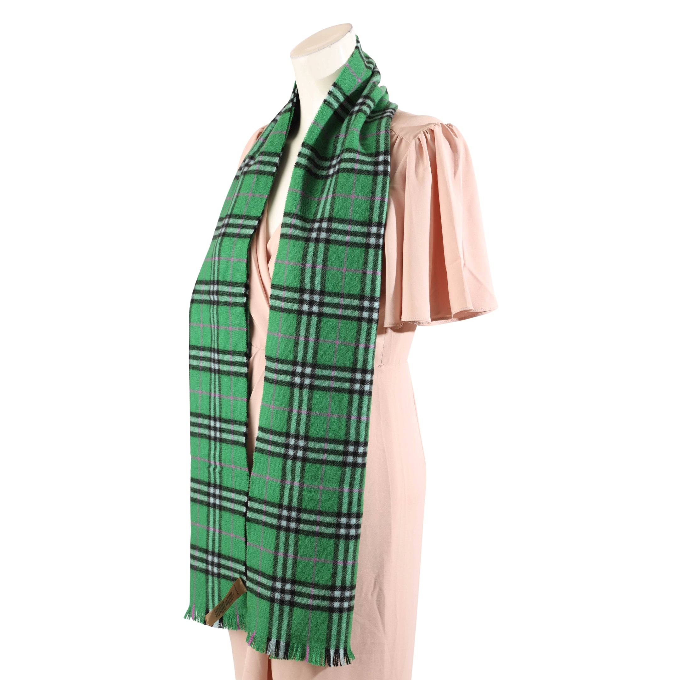 Burberry Giant Check Cashmere Scarf