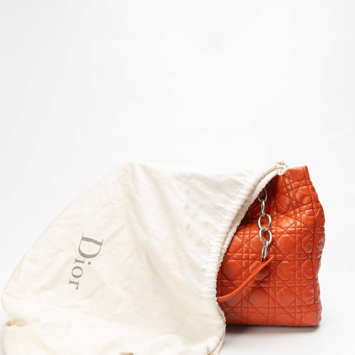 Christian Dior Quilted Shopping Tote