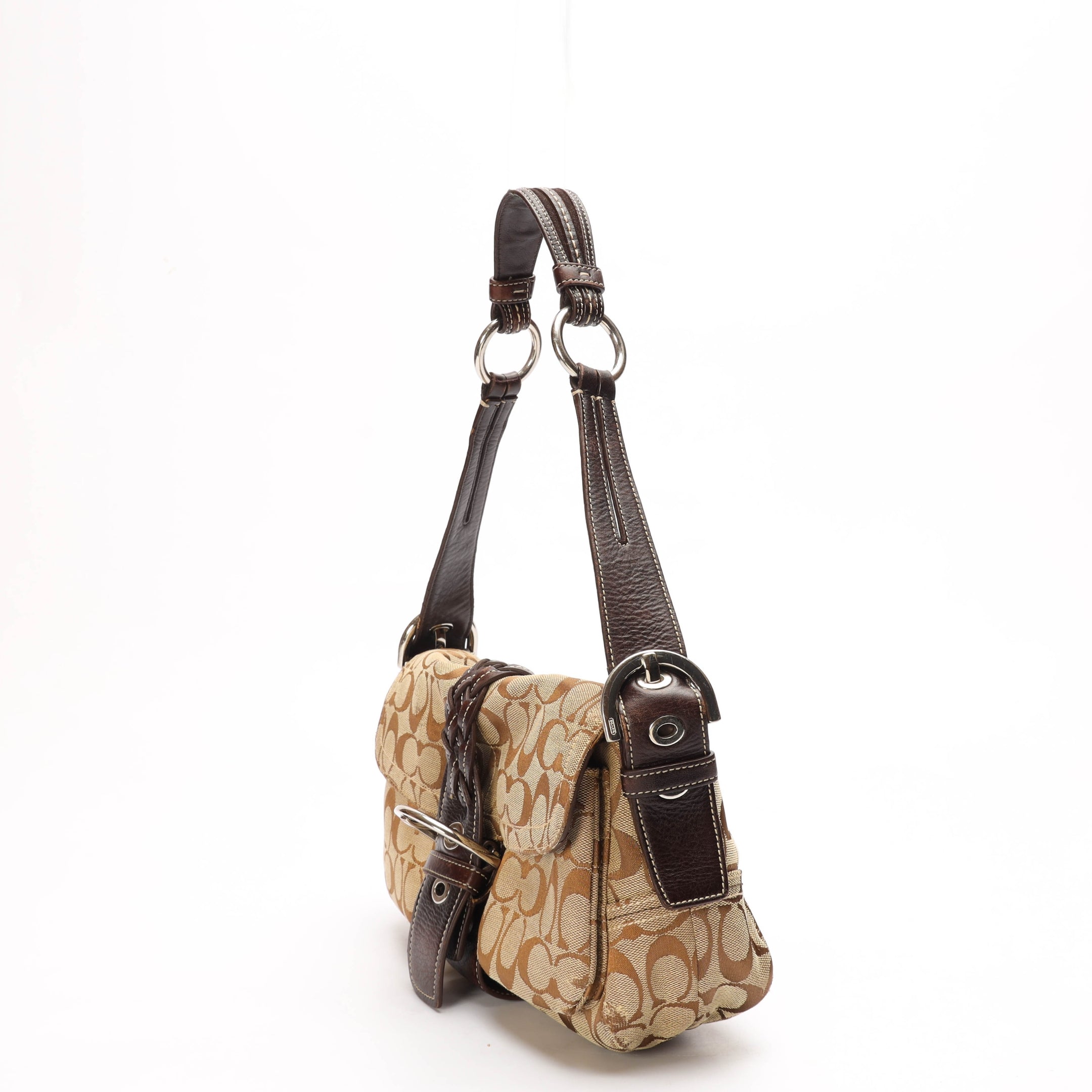 Coach Signature Canvas Soho Shoulder Bag