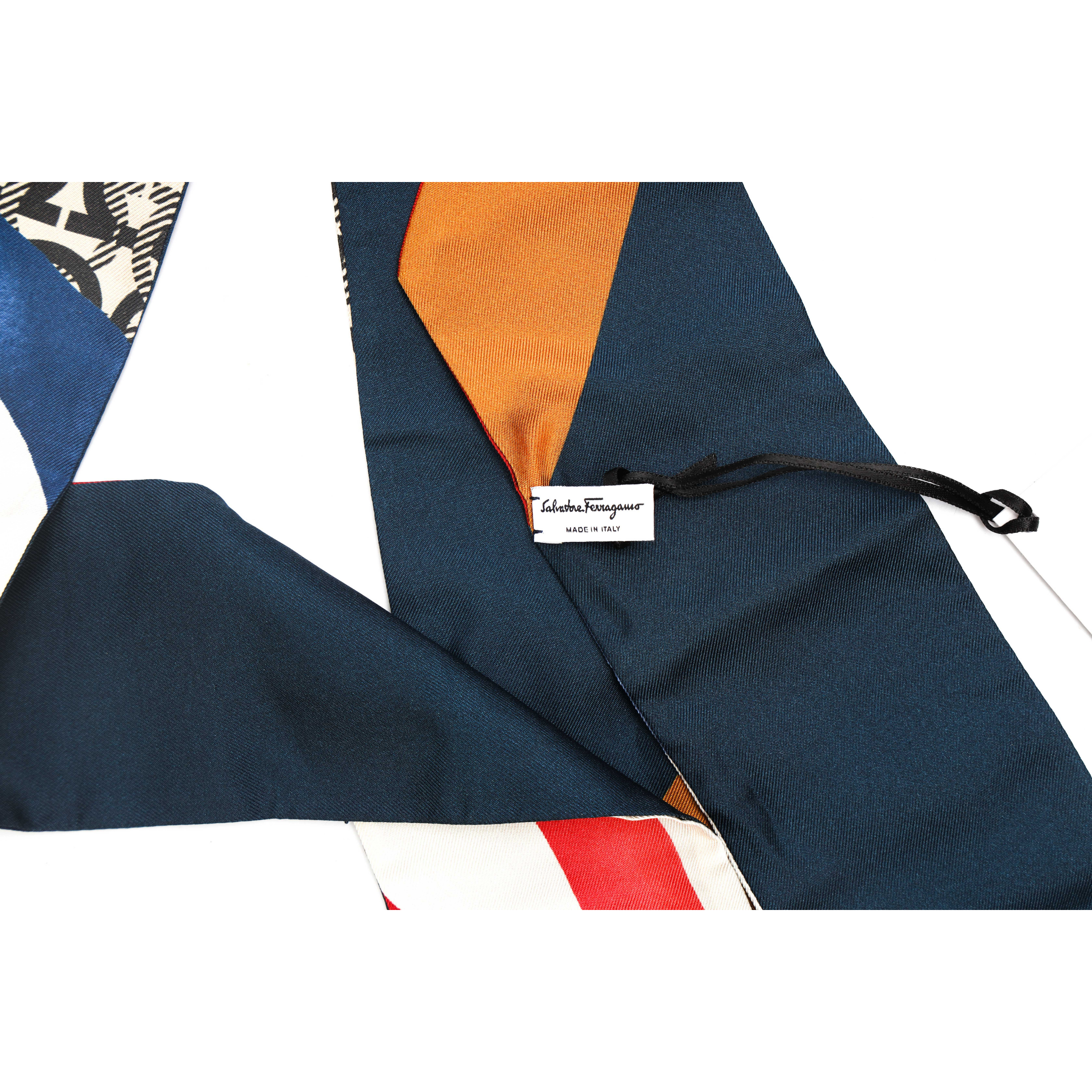 Salvatore Ferragamo Multicolored Twilly Scarf