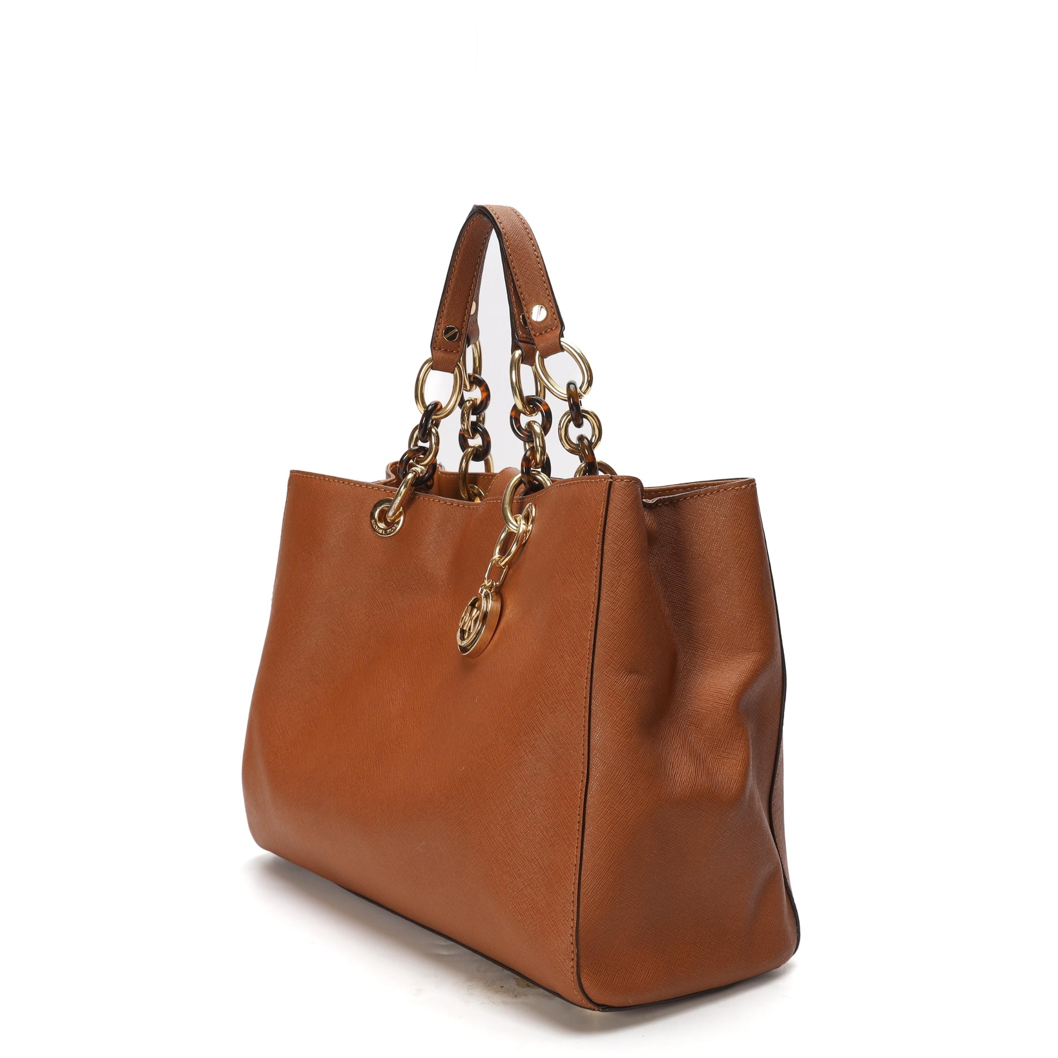 Michael Kors Cynthia Tan Convertible Satchel
