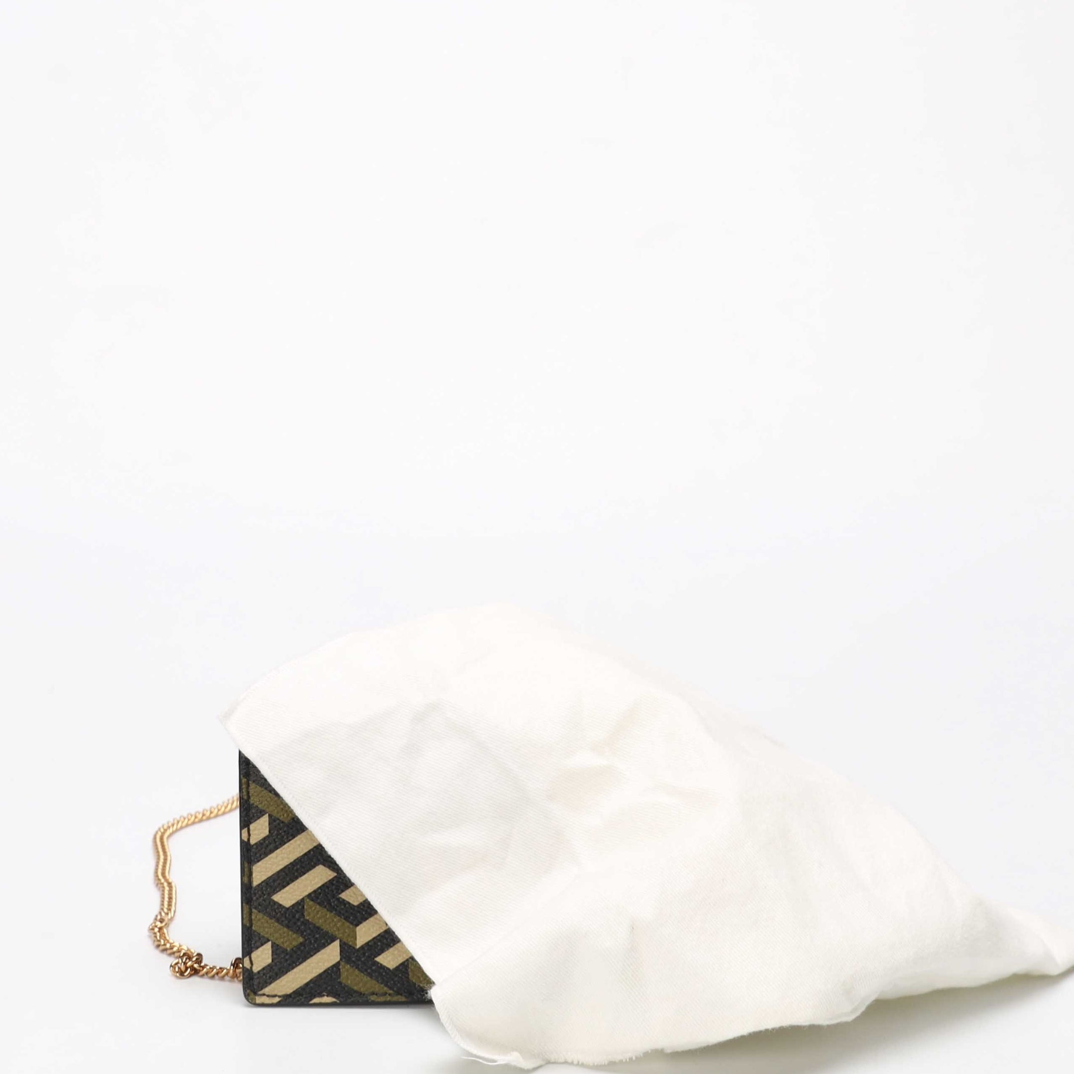 Versace Virtus La Greca Chain Shoulder Bag