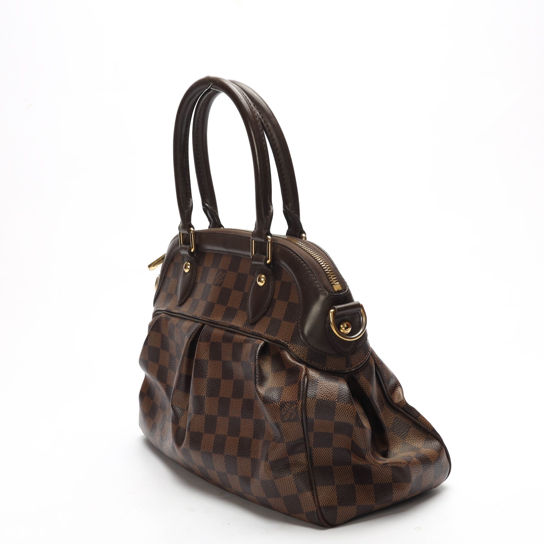 Louis Vuitton Trevi Damier Ebene Satchel Bag