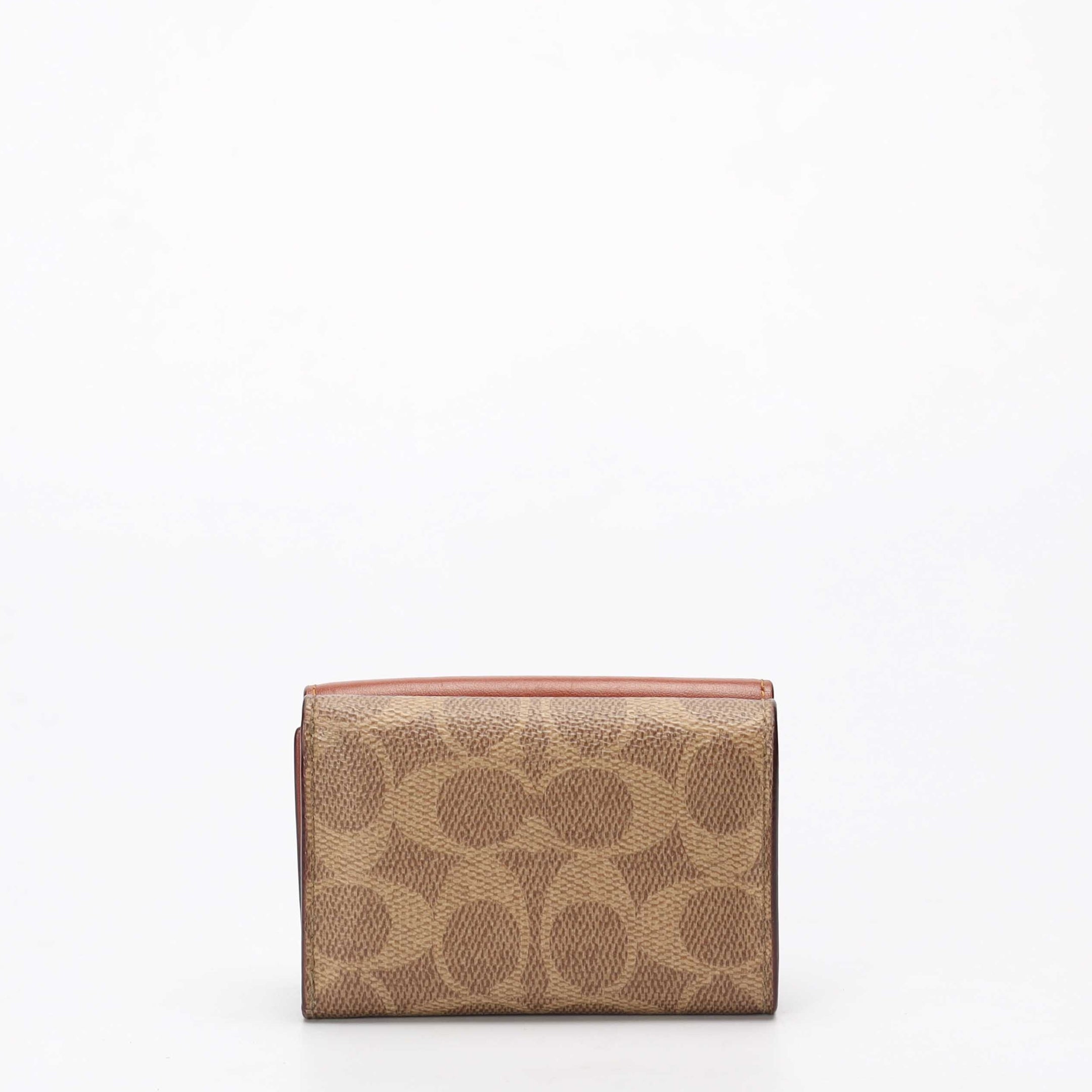 Coach Mila Small Flap Wallet In Signature Canvas