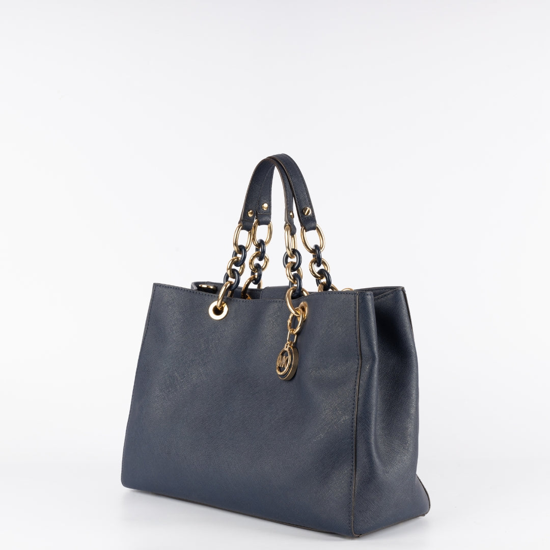 Michael Kors Saffiano Leather Medium Cynthia Tote