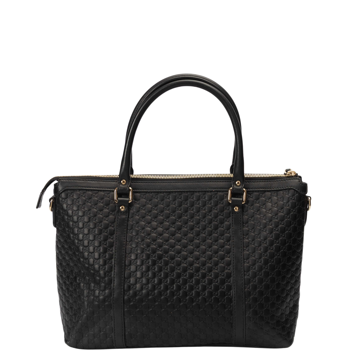 Gucci Black Microguccissima Satchel