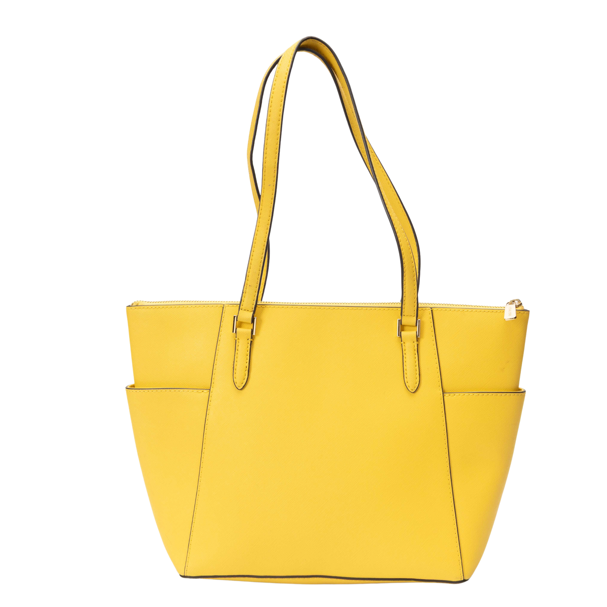Michael Kors Tan Charlotte Yellow Tote