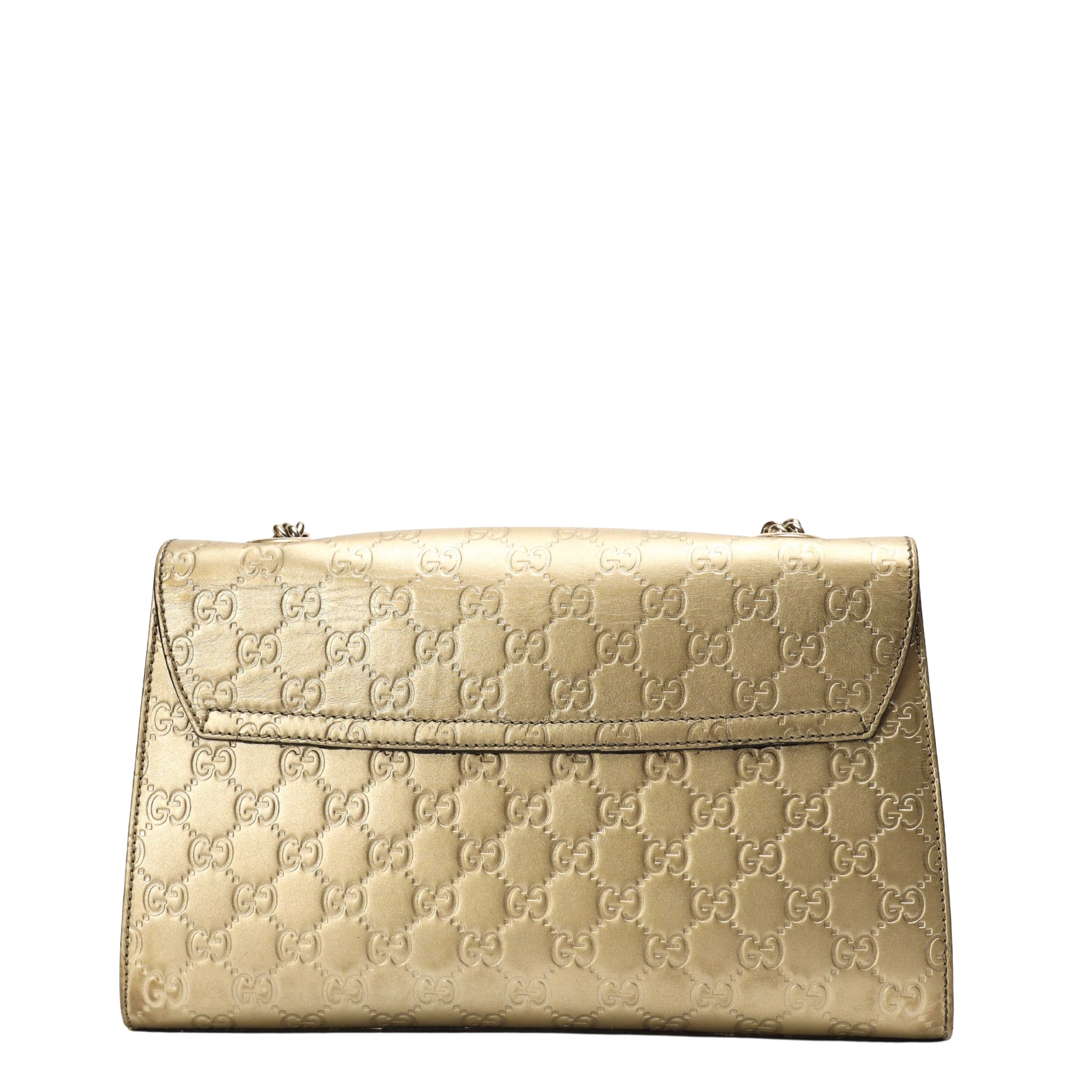 Gucci Guccissima Emily Metallic Shoulder Bag