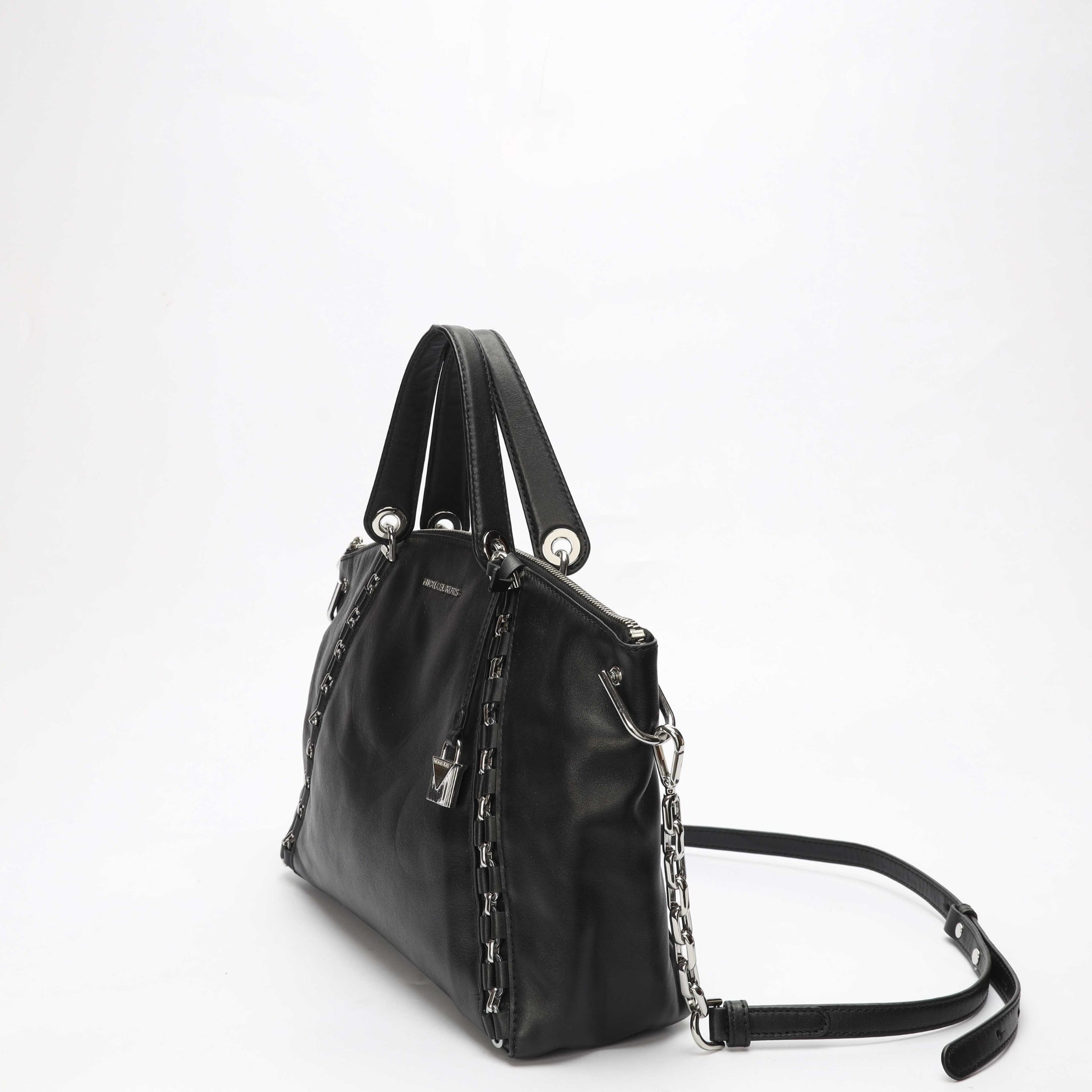 Michael Kors Black Sadie Convertible Satchel