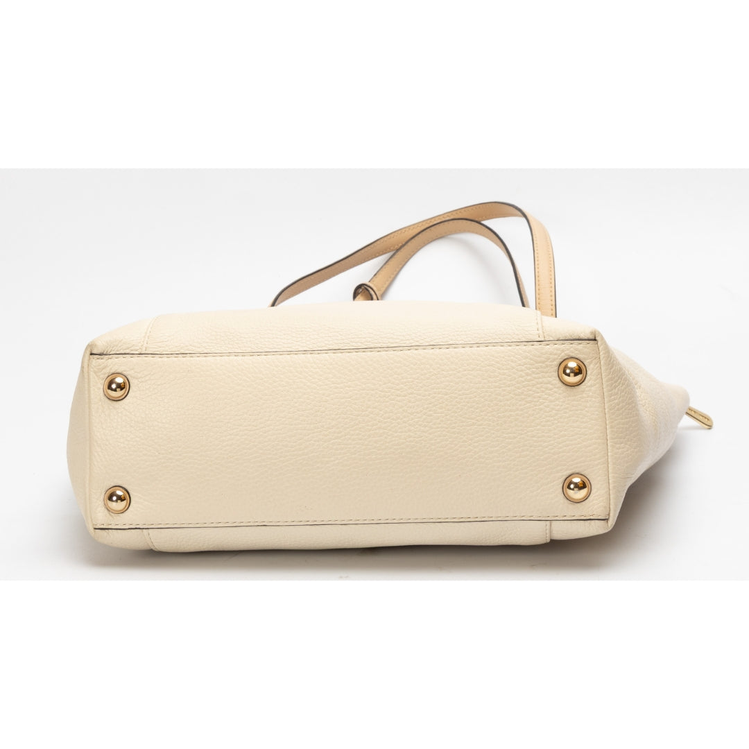 Michael Kors Beige Jet Set Large Tote Bag